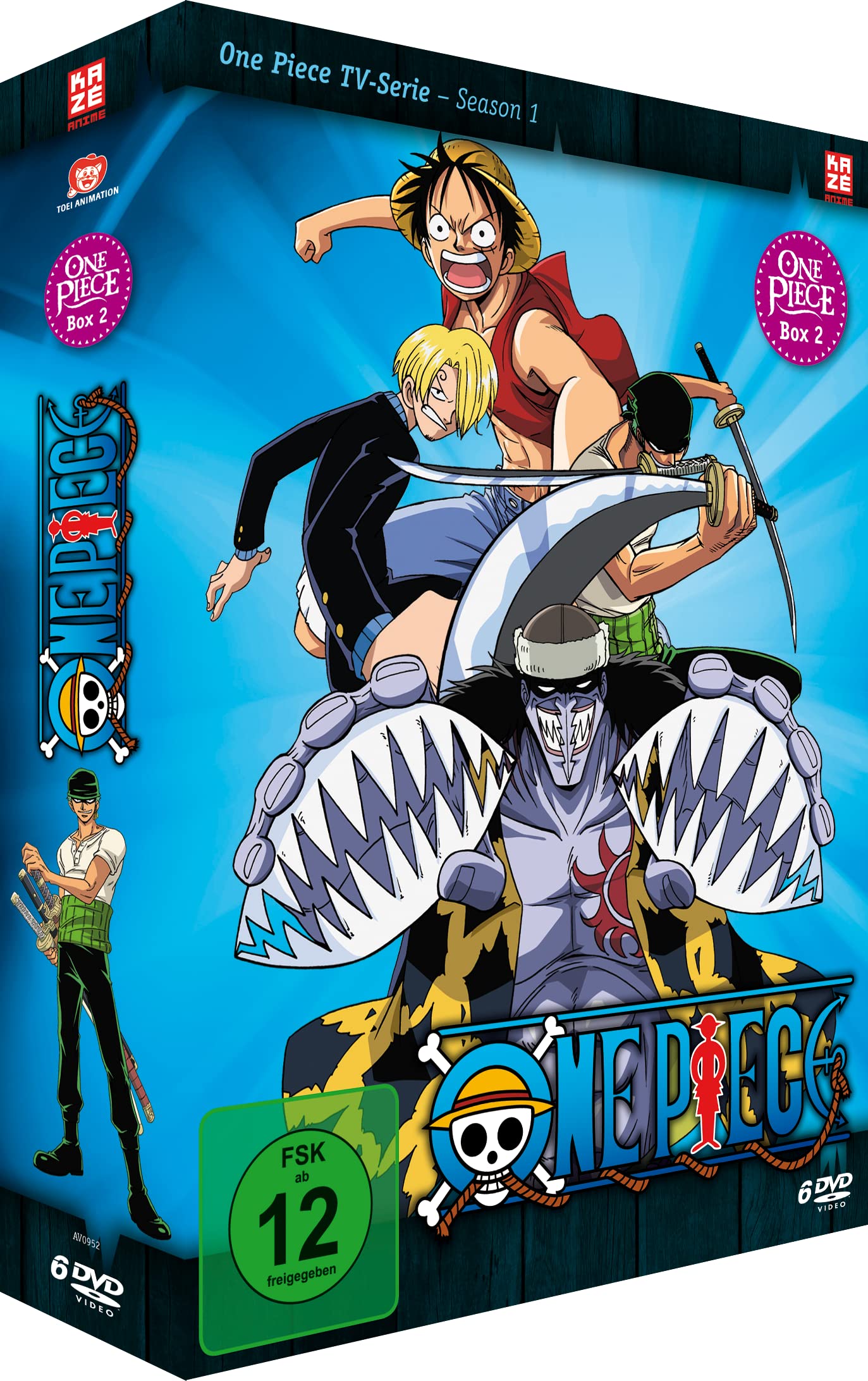 One Piece TV Series Box 2 DVD - Anime Collection 1999 Edition - Perfect for Anime Fans & Collectors - Great for Binge-Watching & Gift Giving
