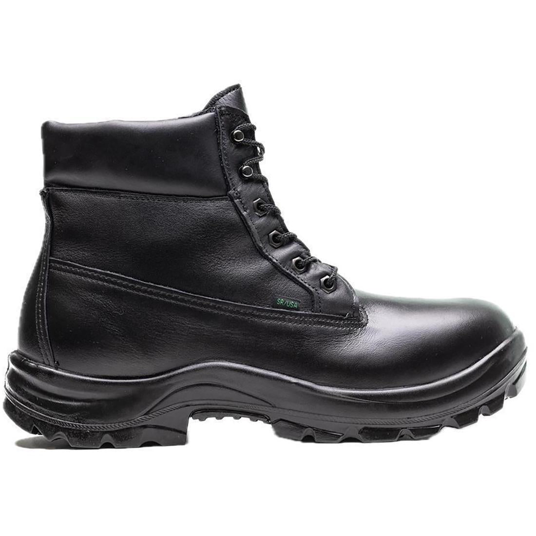 Soft Streets Series Plain Toe Oxford Boots for Women - Classic Black Leather Ankle Boots | Comfortable & Stylish for Work, Office, and Casual Outfits
