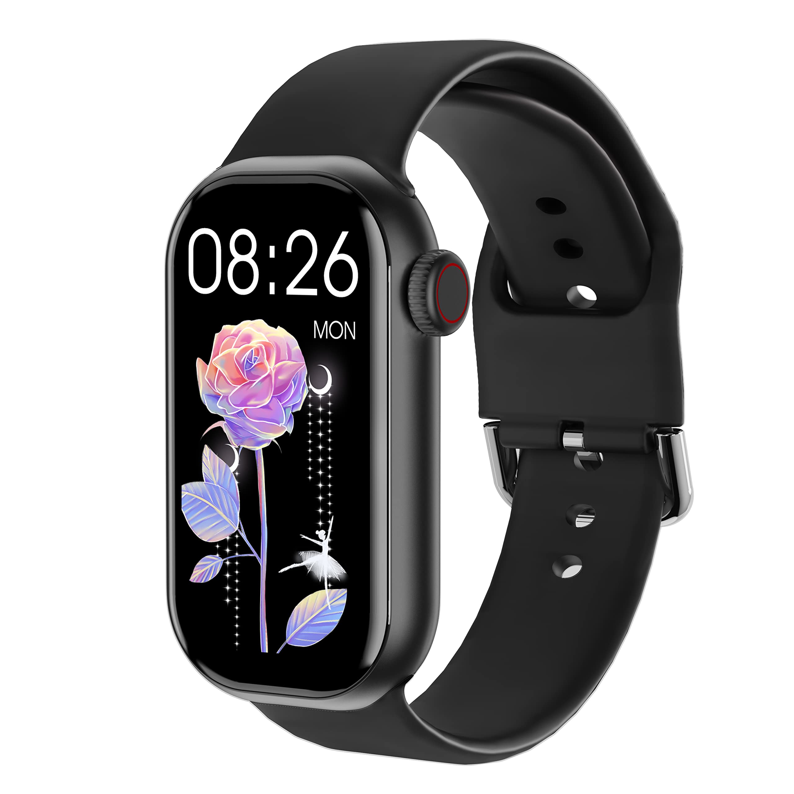 SMORFIT Fitness Tracker Smart Watch for Women & Men - IP68 Waterproof Activity Tracker with Heart Rate Monitor, Sleep Tracking, Pedometer, Step & Calorie Counter for Android iOS - Perfect for Running, Gym & Swimming