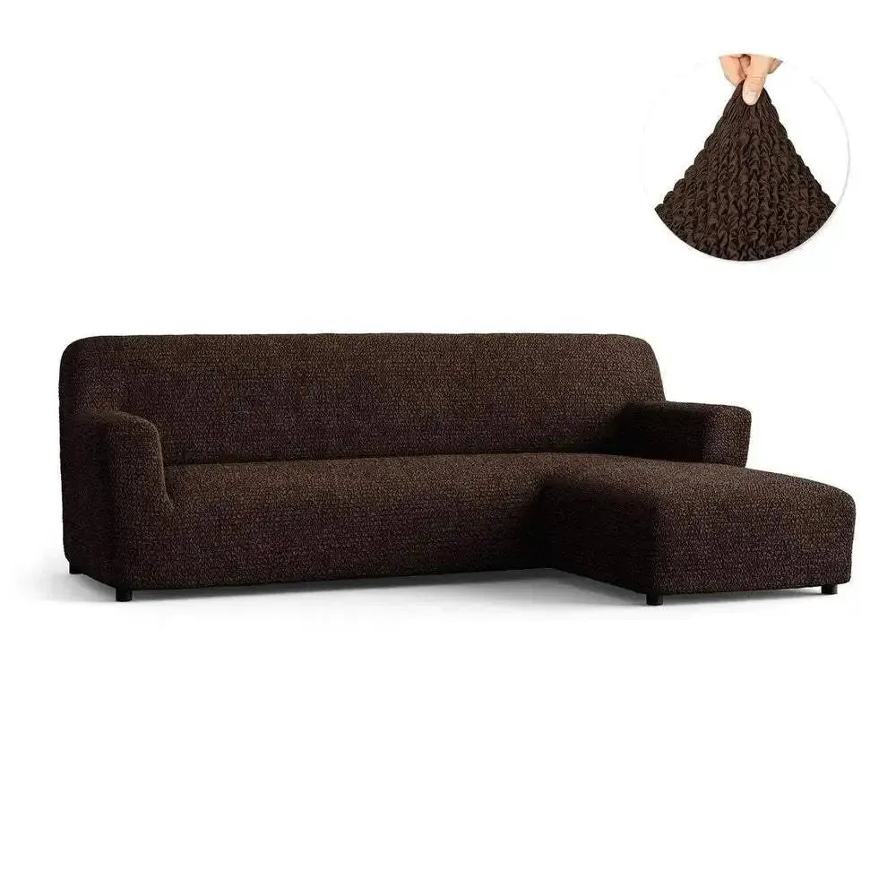 L Shaped Sofa Slipcover with Right Chaise - Premium Microfiber Stretchable Furniture Protector for Living Room, Sectional Couch Cover - Easy Wash & Anti-Slip Design for Home Decor