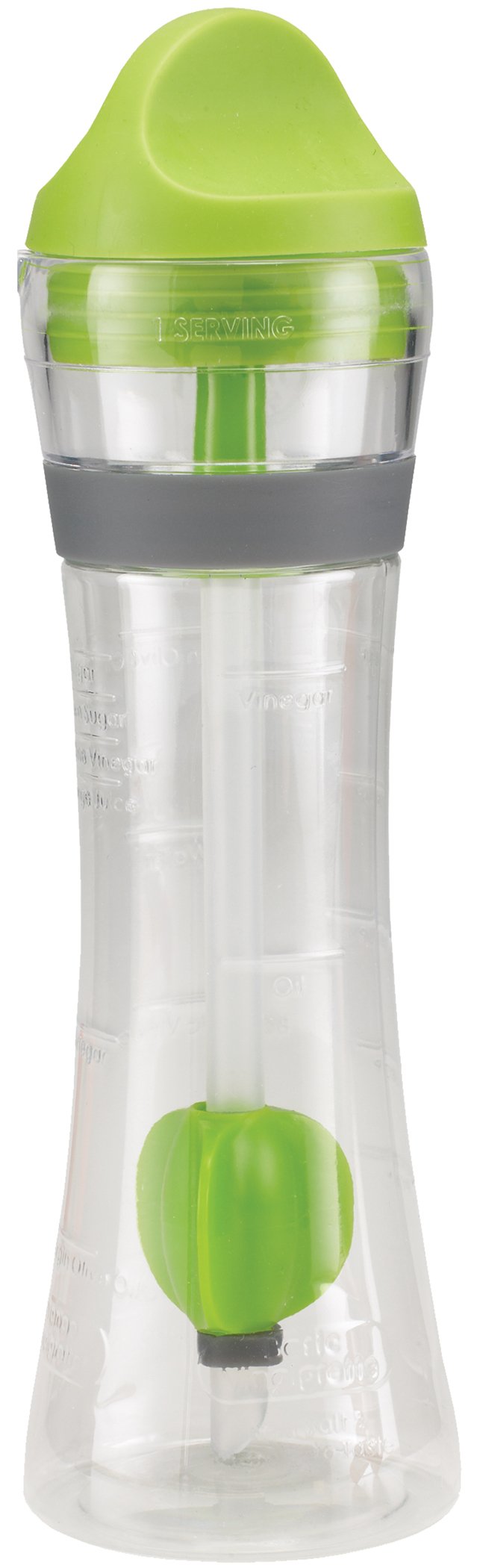 Jokari Healthy Steps Portion Control Dressing Cruet - Perfect for Salad, Cooking & Healthy Meal Prep