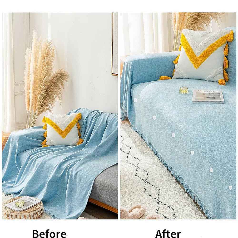 30PCS Twist Spiral Pins - Non-Slip Couch Sofa Bed Slipcover Clips, Cat Scratch Pad & Quilt Fixers - Secure Bed Sheets, Cushions & Furniture Covers - Perfect for Home, Office & Pet Use