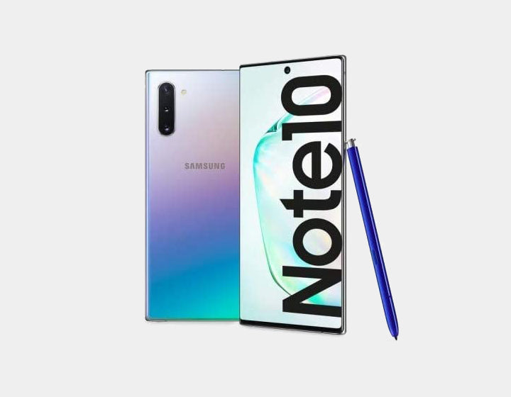 Samsung Galaxy Note 10 SM-N970F/DS 256GB 8GB RAM Factory Unlocked Smartphone - Aura Glow | Dual SIM GSM Phone for Business & Travel