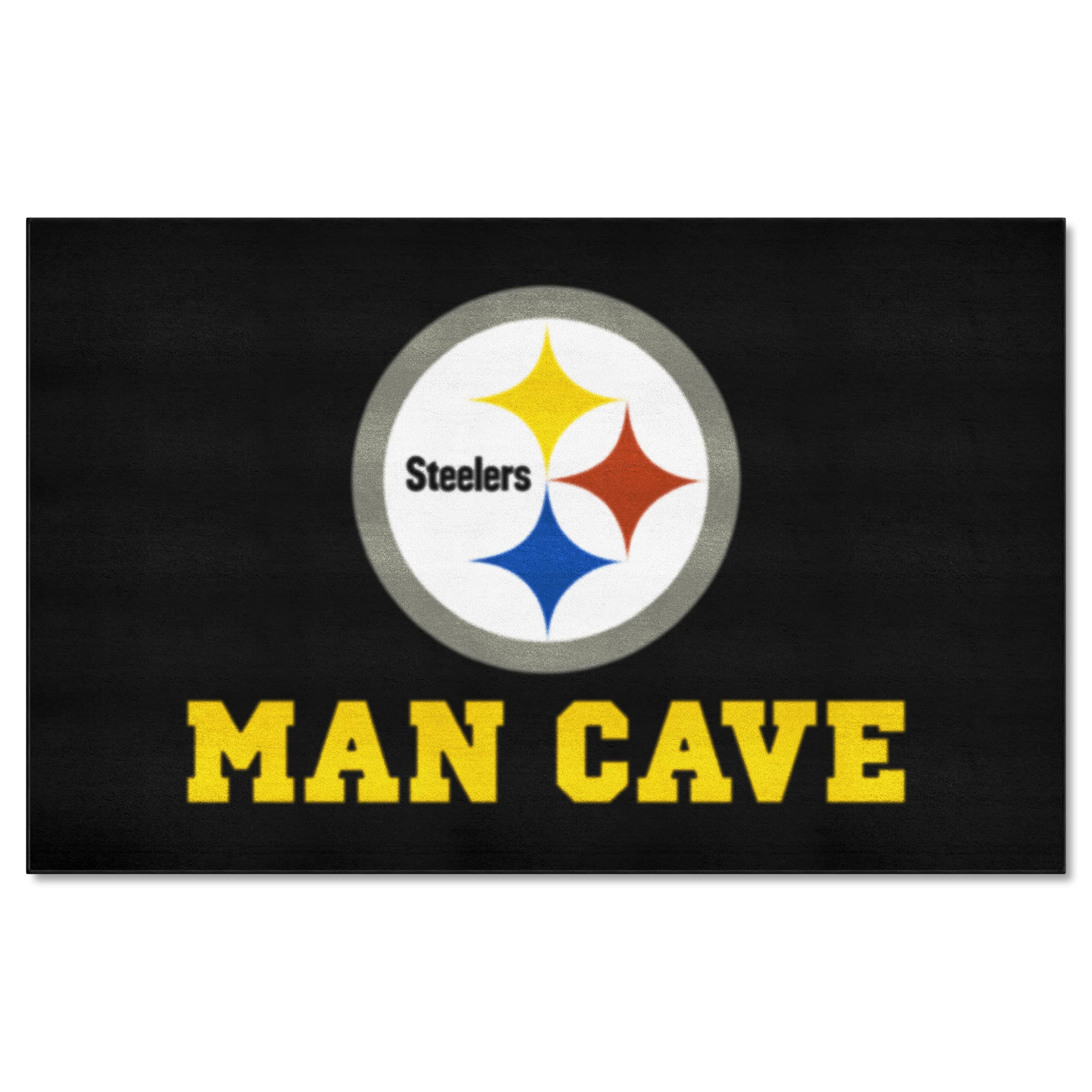 FANMATS NFL Unisex-Adult Man Cave UltiMat - Premium Non-Slip Sports Rug for Game Room, Basement & Home Decor - Perfect for Football Fans & Sports Enthusiasts