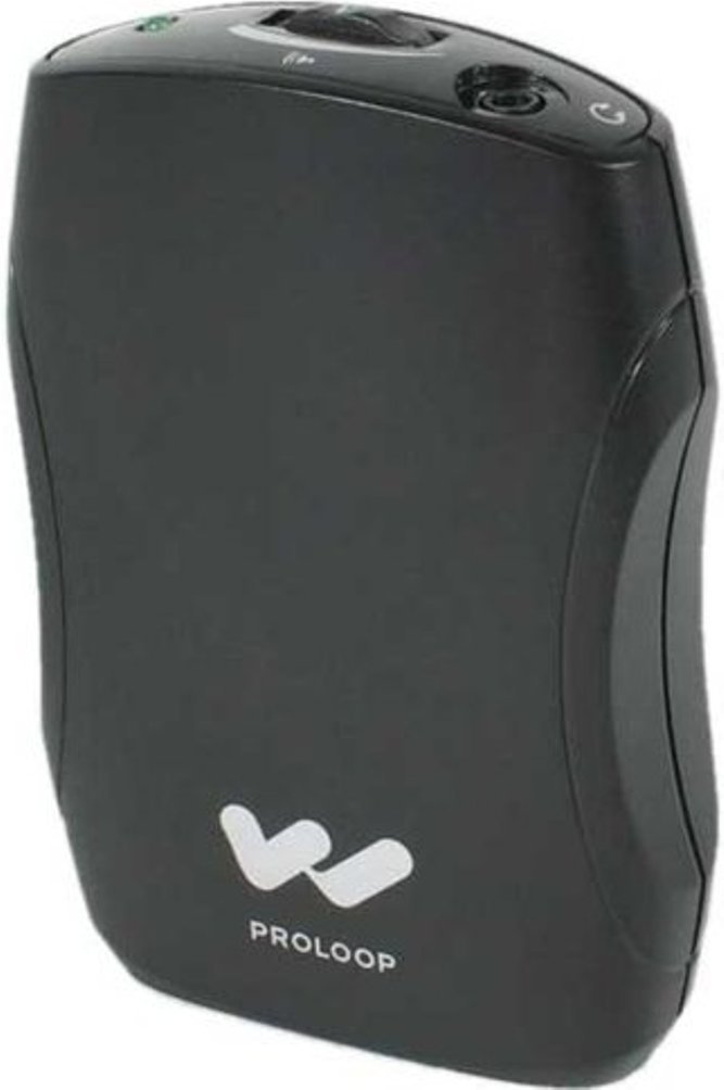 Williams Sound PLR BP1 Proloop Body Pack Induction Loop Receiver with Internal Tone Control | Compatible with Williams Sound 2 & 12 Bay Chargers | 3.5mm Stereo Jack | On/Off Volume Control | Black | Ideal for Hearing Assistance in Theaters, Classrooms & Public Venues