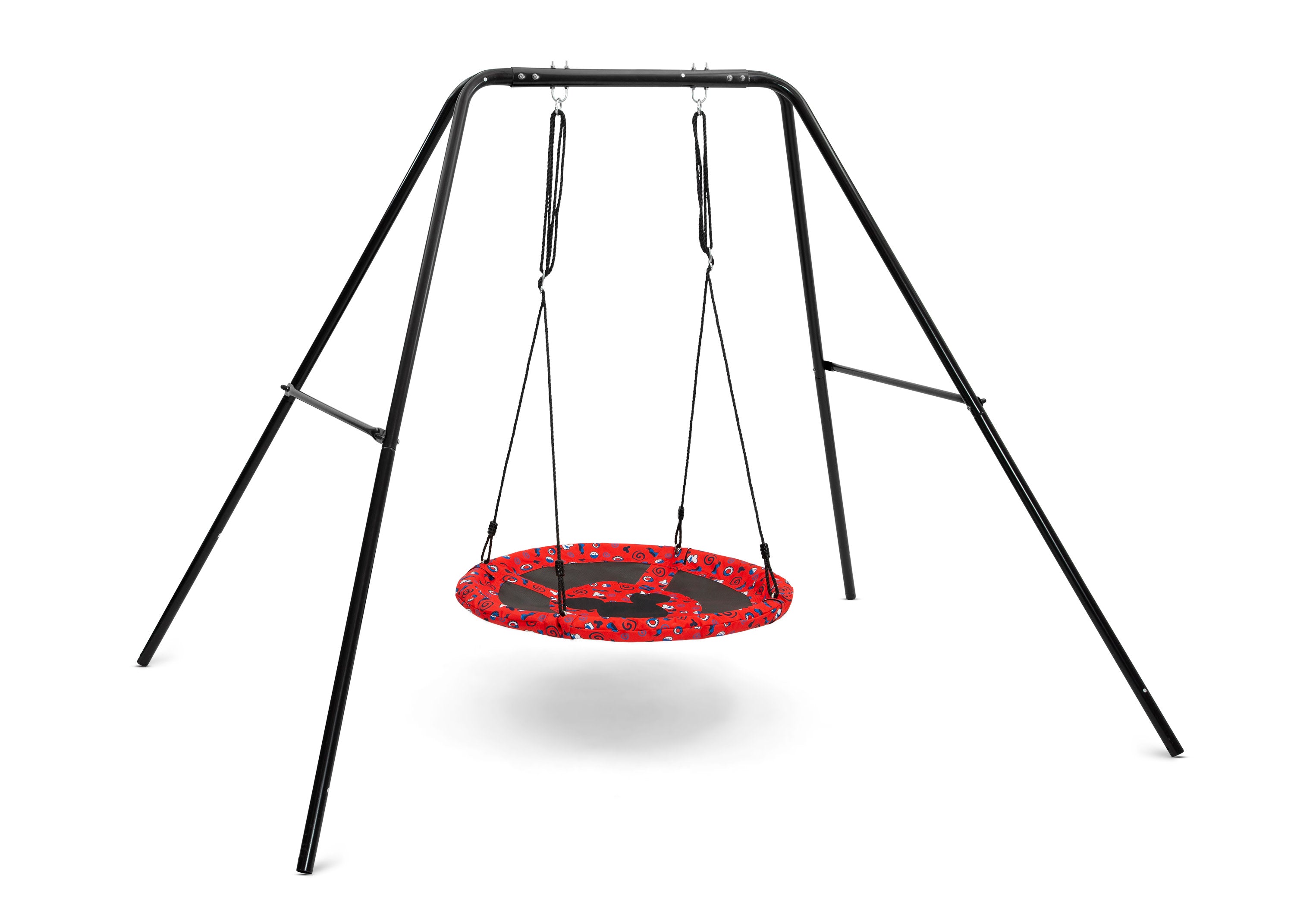 Mickey Mouse 40 Inch Saucer Swing for Kids - Outdoor Play Equipment for Backyard, Park & Playground Fun
