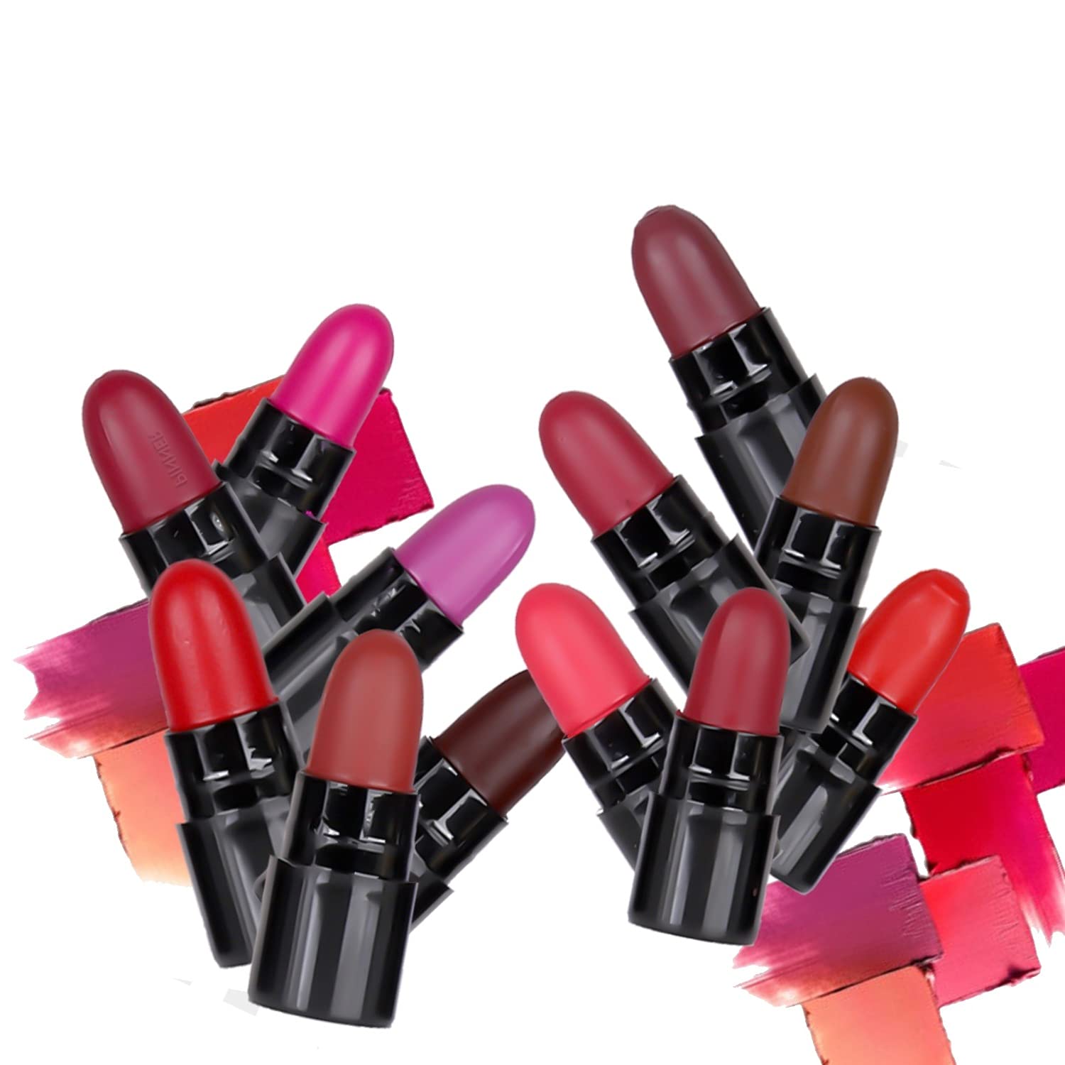 PINNER Lightweight Travel Mini Lipstick - Long Lasting Matte Finish, Portable & Compact for On-the-Go Makeup | Perfect for Travel, Purse & Everyday Touch-Ups