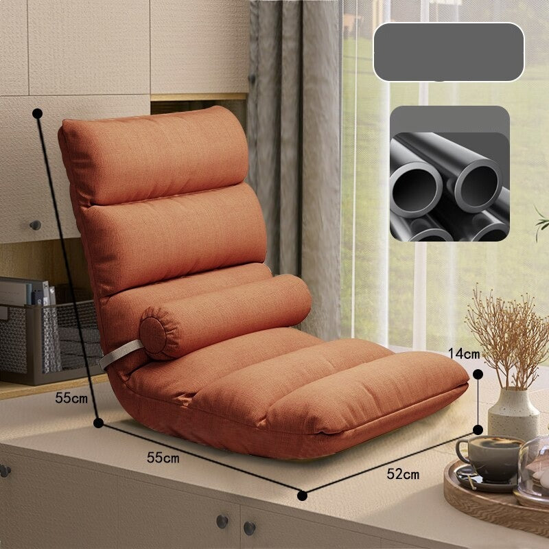 Comfortable Tatami Foldable Recliner Sofa Chair - Adjustable Backrest for Living Room, Bedroom & Outdoor Relaxation | Perfect for Lounging, Napping & Reading