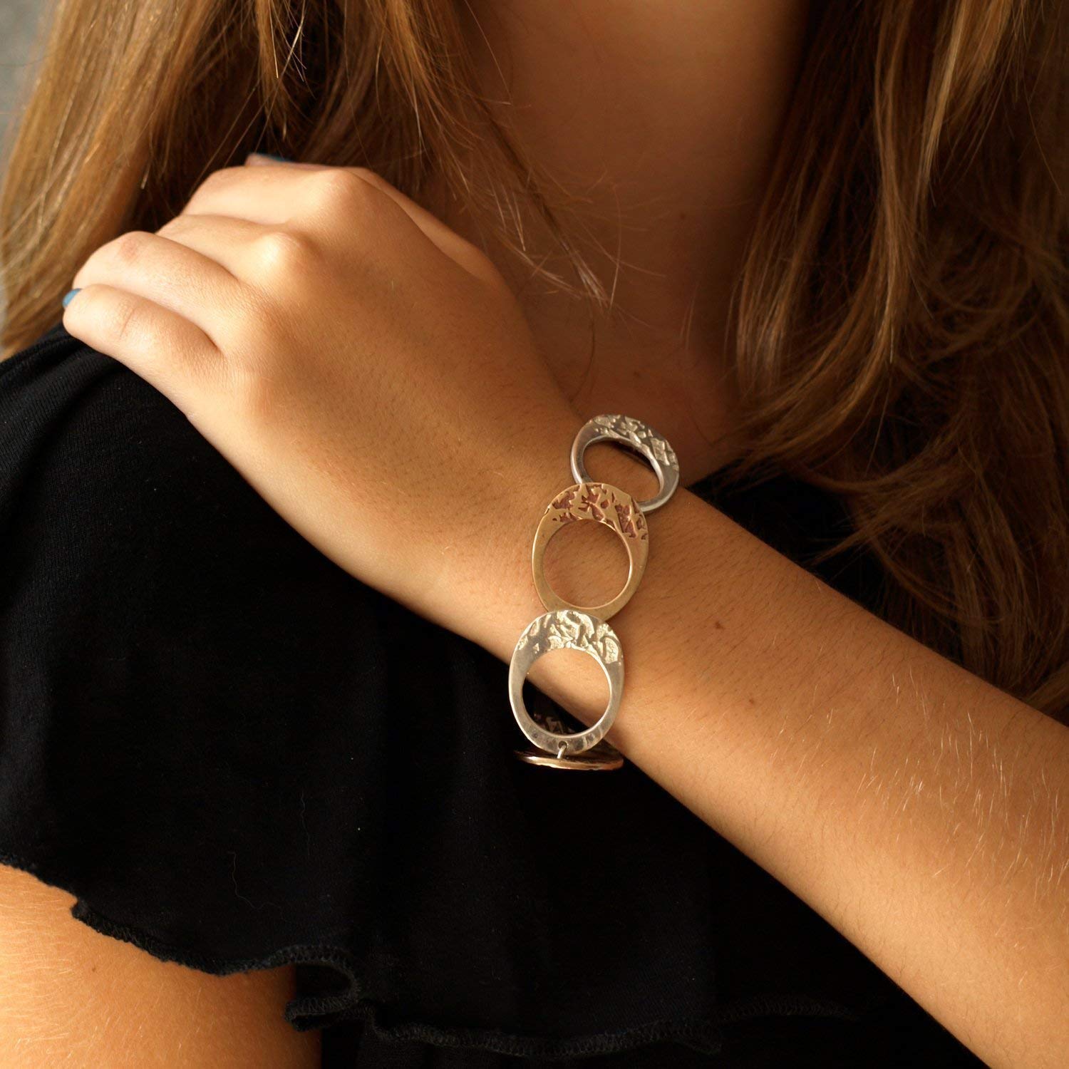 Sterling Silver and Bronze 