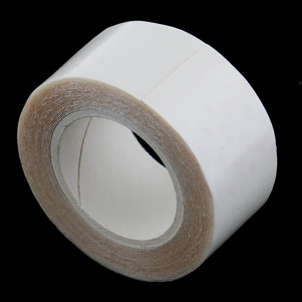 Fenteer Waterproof Double Sided Hair Tape Roll - Strong Hold for Toupees, Hairpieces & Clothing - Perfect for Wig Attachment, Costume Securing & Fashion Styling