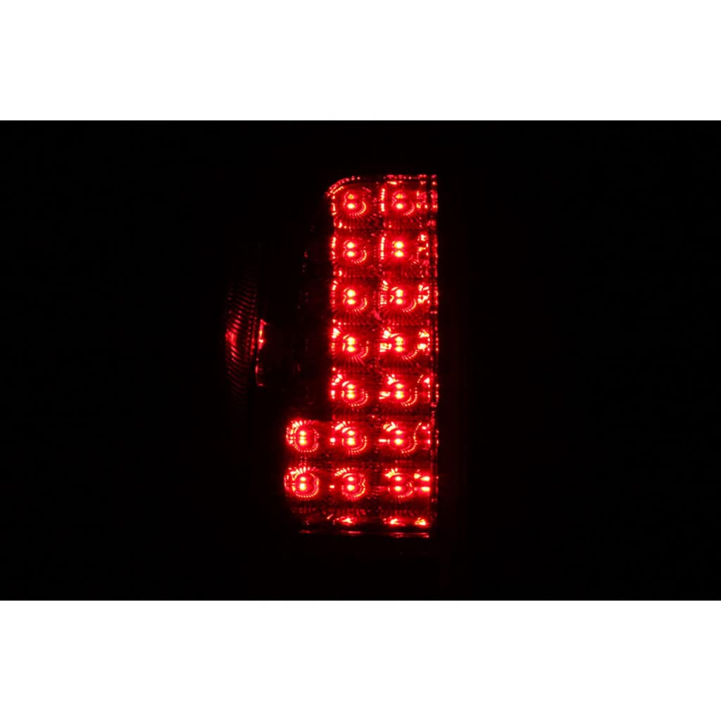 ANZO LED Tail Lights for Nissan Frontier 2005-2012 - Red/Clear Style (Part# 311071) | Upgrade Your Truck's Rear Lighting for Better Visibility & Style