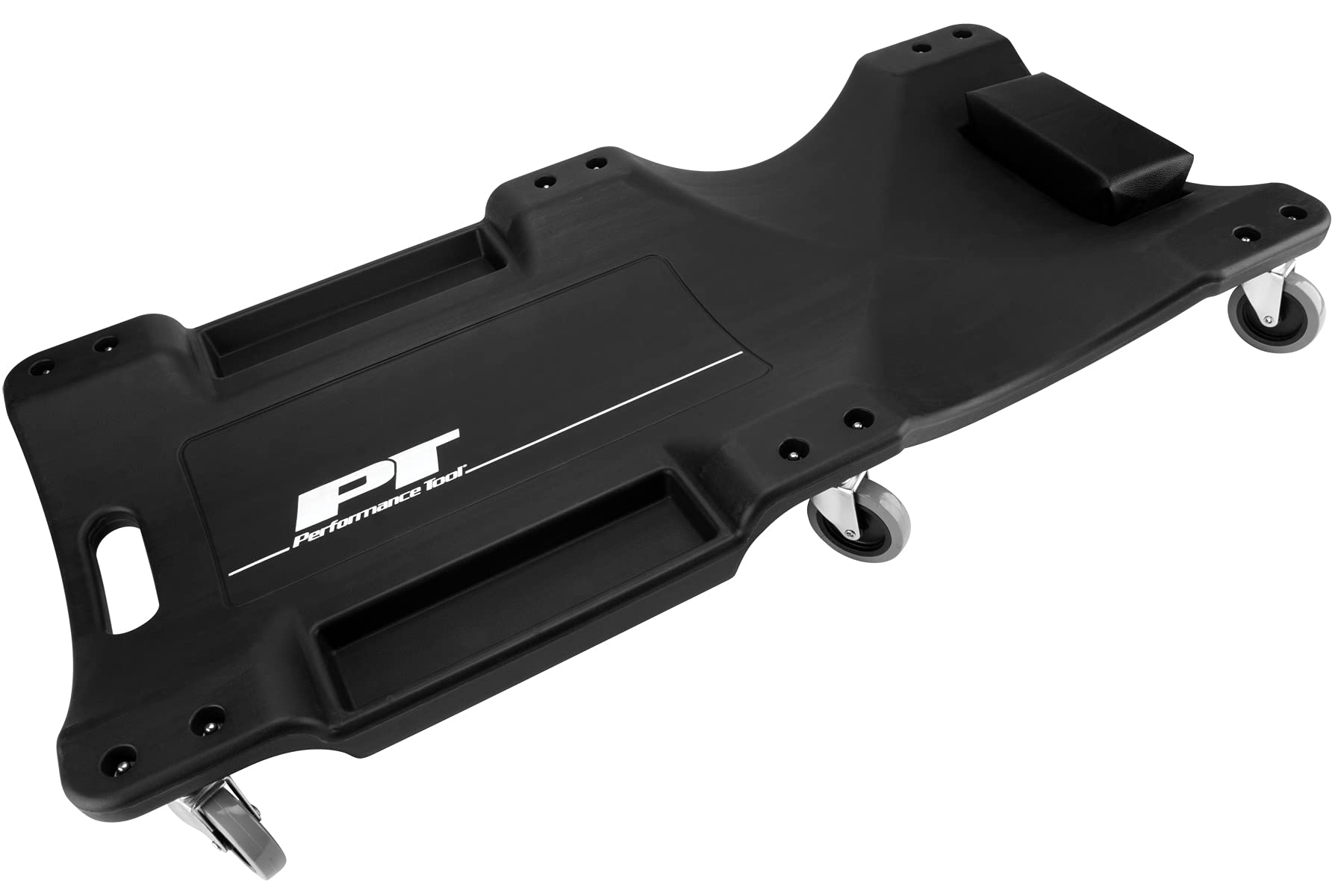 PERFORMANCE TOOL W85006 Wilmar 40-Inch Heavy-Duty Plastic Creeper with 6 Smooth-Rolling Casters - Ideal for Auto Mechanics, DIY Car Repairs & Under-Vehicle Maintenance
