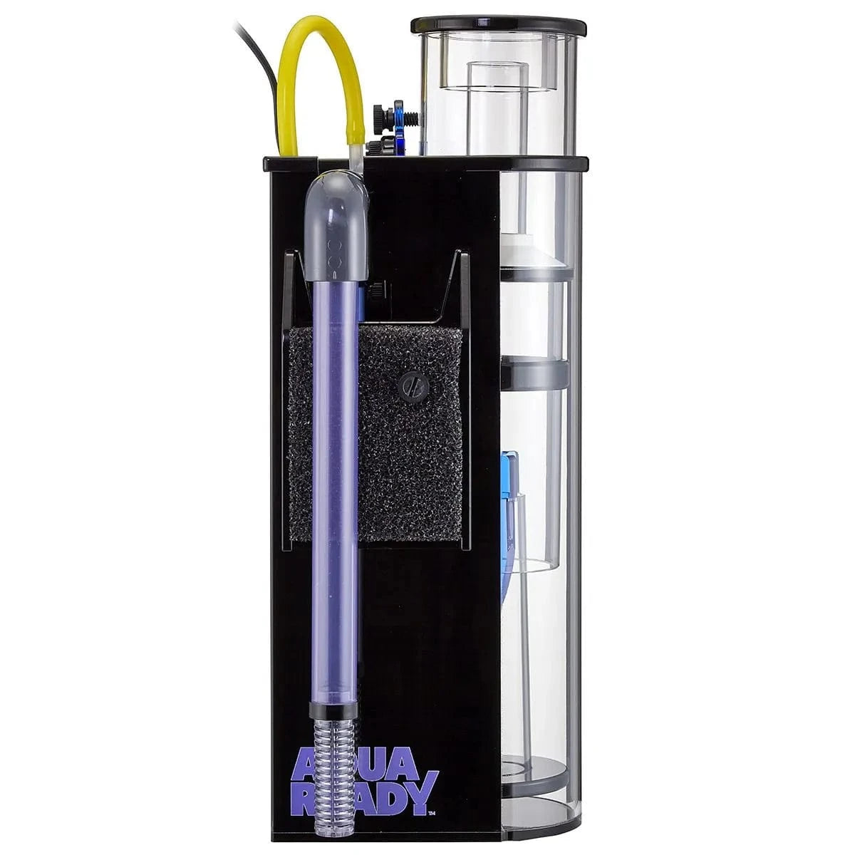 AquaReady Bullet 2 Hang On Back Protein Skimmer for Saltwater Aquariums - Efficient Foam Fractionation for Reef Tanks & Marine Fish Tanks