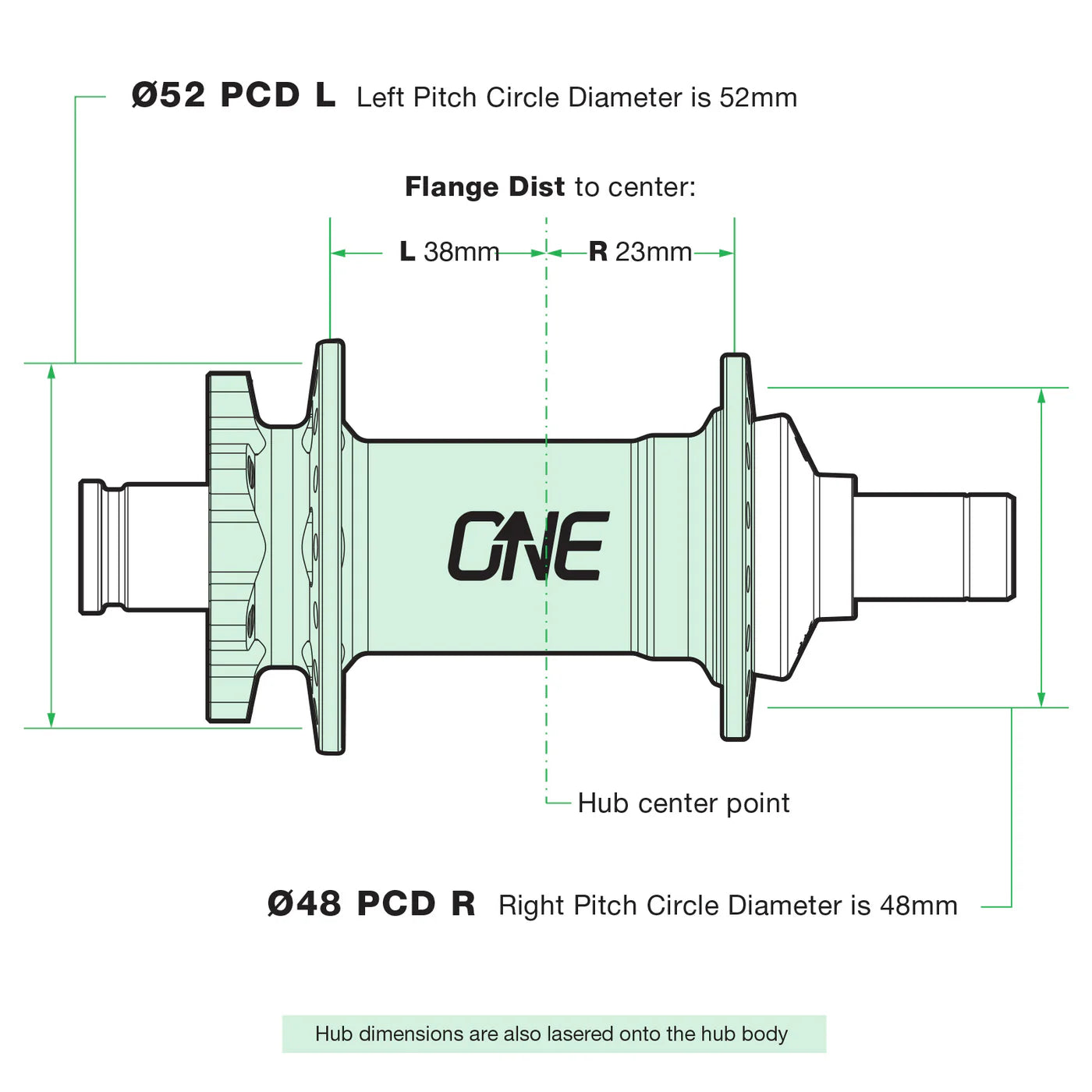 OneUp Rear Hub Boost 28H - High-Performance Bicycle Rear Hub for MTB & E-Bikes - Perfect for Trail Riding, Downhill & Enduro Cycling