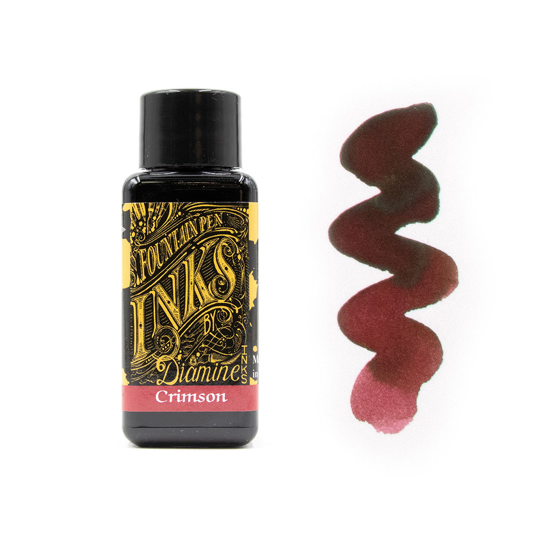Premium Diamine Fountain Pen Ink 30ml Bottle - Vibrant Colors for Calligraphy, Journaling & Artistic Writing - Perfect for Fountain Pens, Dip Pens & Ink Drawing