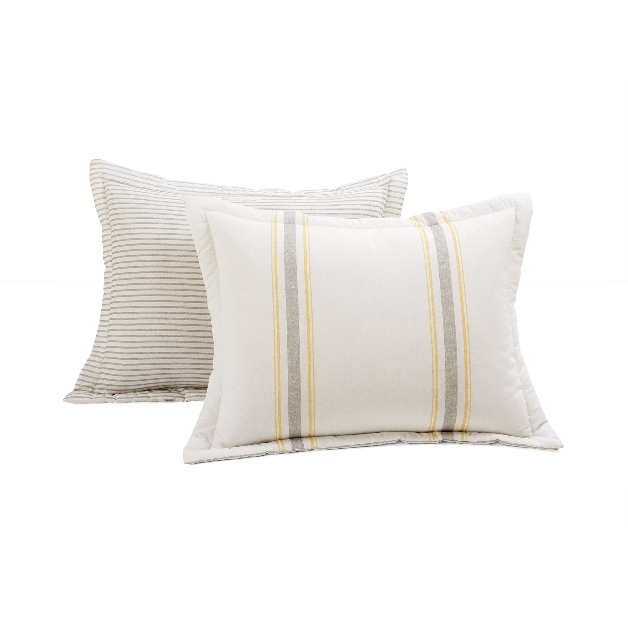 Farmhouse Stripe 100% Cotton Duvet Cover Set - Soft & Breathable Bedding for Cozy Bedroom Decor - Perfect for Guest Rooms, Master Bedrooms & Vacation Homes