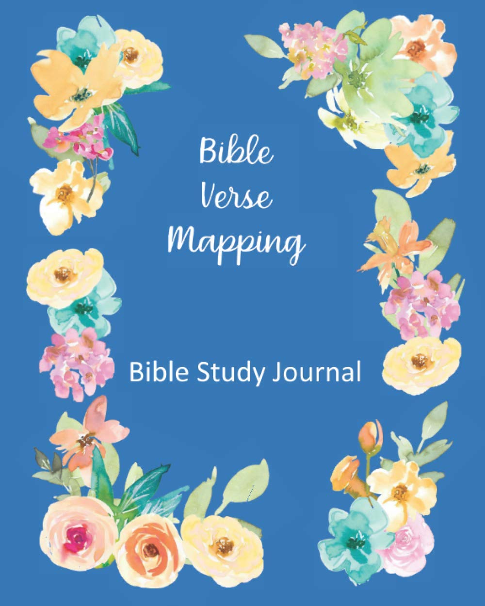 Bible Verse Mapping Journal - Christian Scripture Study Notebook for Women & Men - Perfect for Bible Study Groups, Personal Devotion & Spiritual Growth