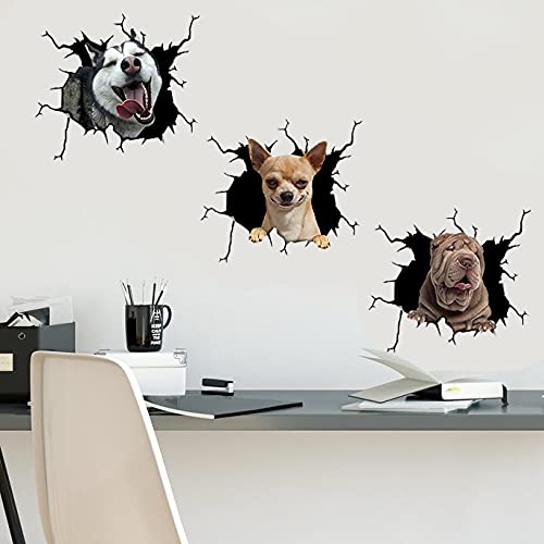Realistic Chihuahua Car & Wall Decals Stickers - Pack of 2 (8