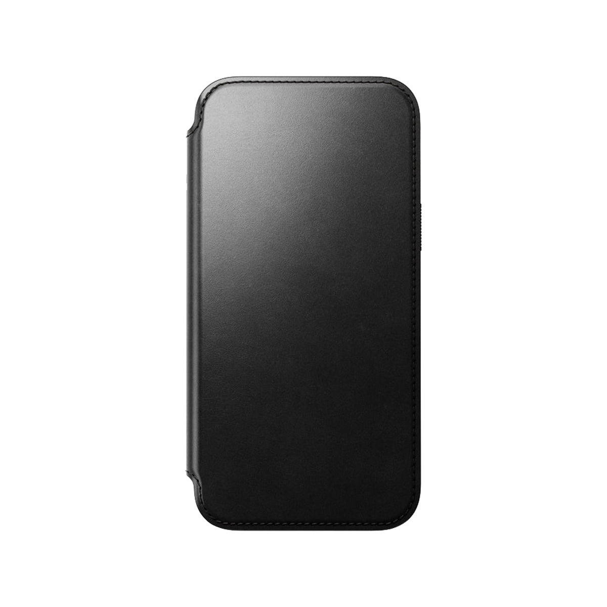 Premium Nomad Horween Leather Folio Case for iPhone 15 Pro Max - Black | Slim Protective Wallet Cover with Card Slots | Perfect for Business Professionals & Travel