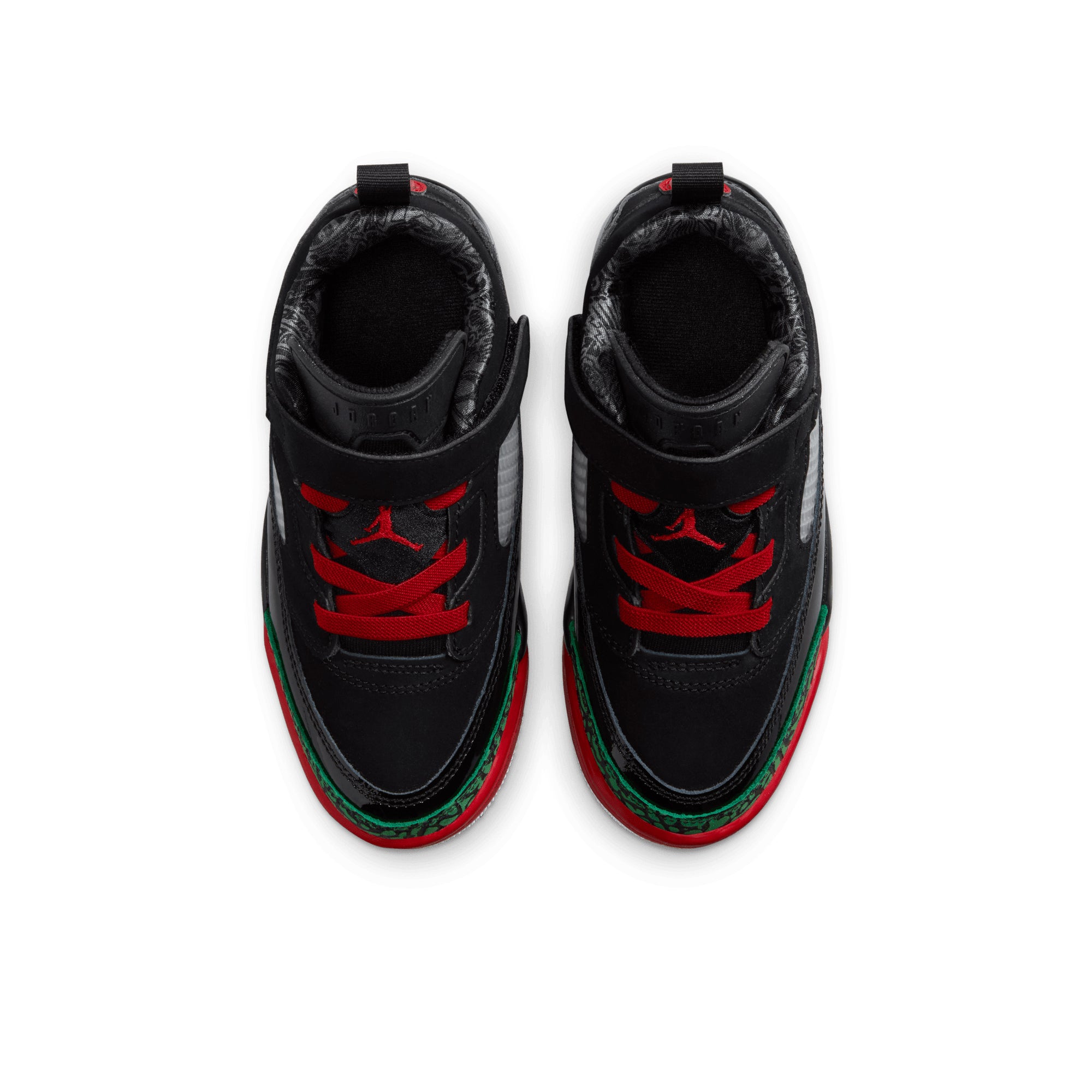 Jordan Spizike Low (PS) Black/Varsity Red Sneakers - Stylish Basketball Shoes for Men & Women - Perfect for Casual Wear, Sports & Street Fashion