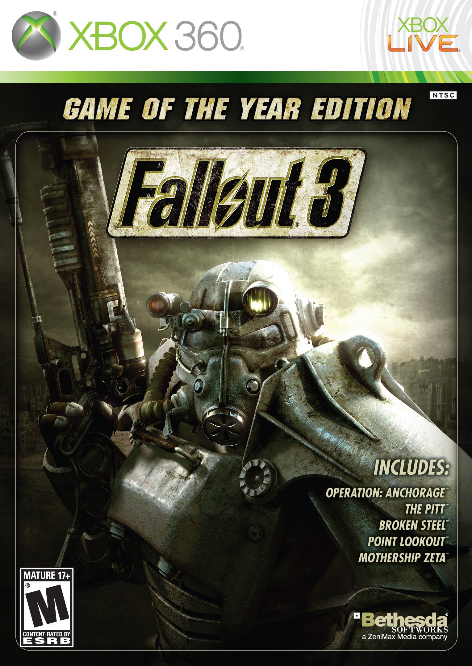 Fallout 3: Game of the Year Edition - Award-Winning Post-Apocalyptic RPG for PC, Xbox & PlayStation | Perfect for Open-World Adventure & Story-Driven Gaming