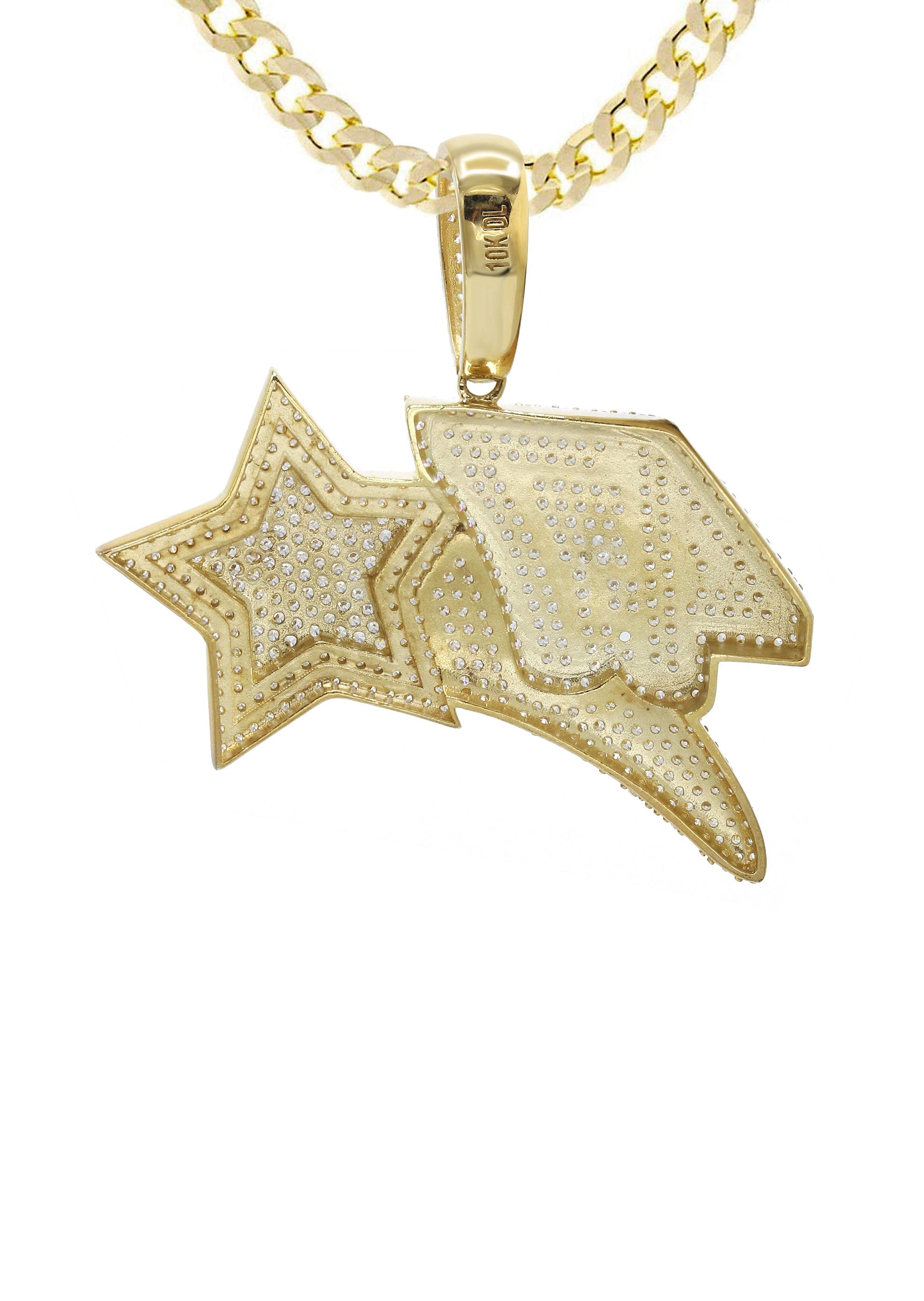 10K Yellow Gold Angel Pendant Necklace for Women - 21 Grams | Elegant Religious Jewelry Gift for Christmas, Baptism & Special Occasions