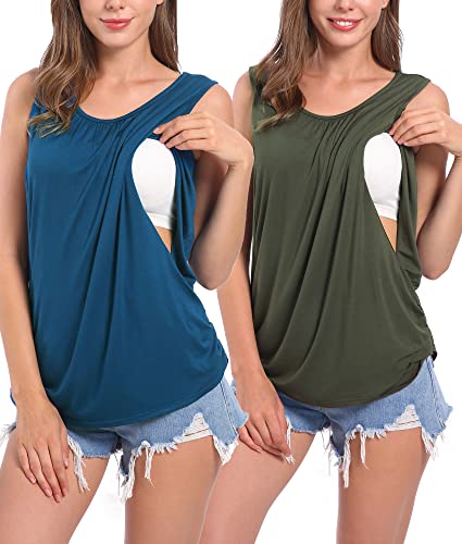 2 Teal+army Green