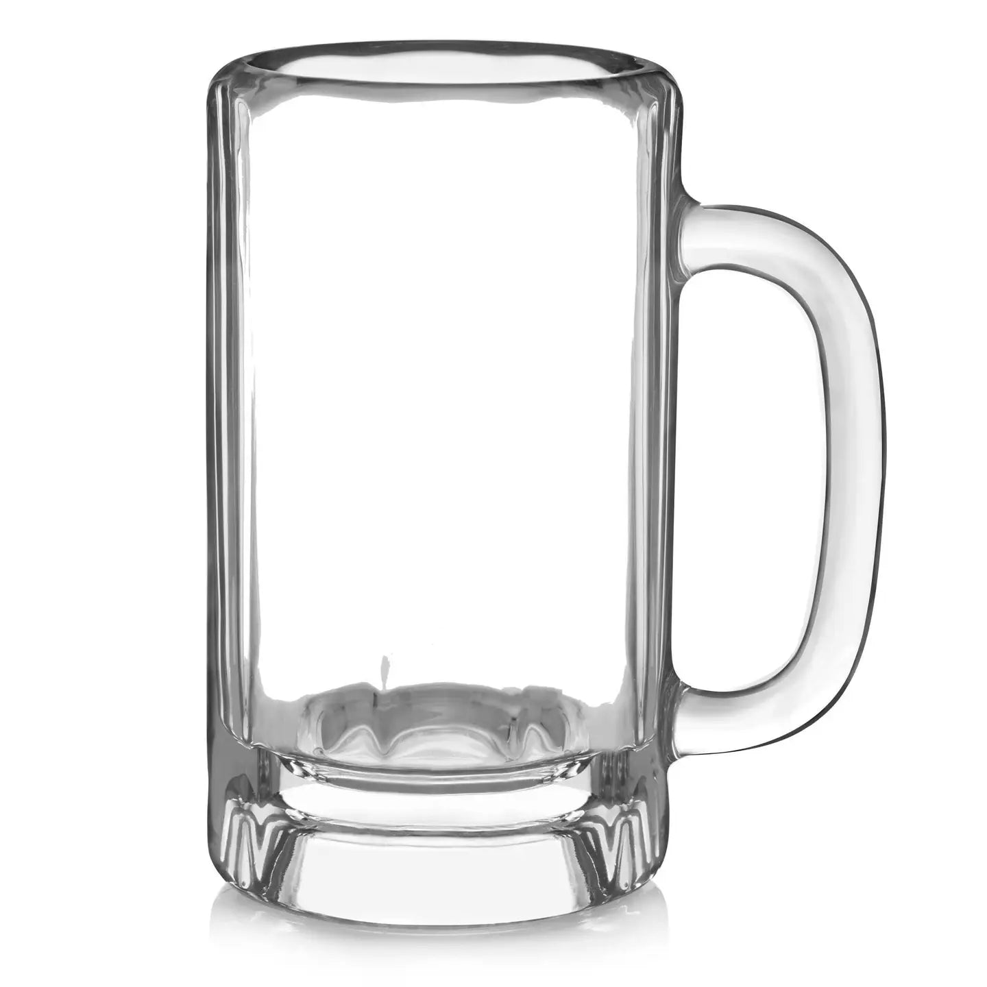Premium Glass Beer Mug Set - 16oz Heavy Duty Pint Glasses for Beer, Cocktails & Iced Drinks - Perfect for Parties, BBQs & Home Bars