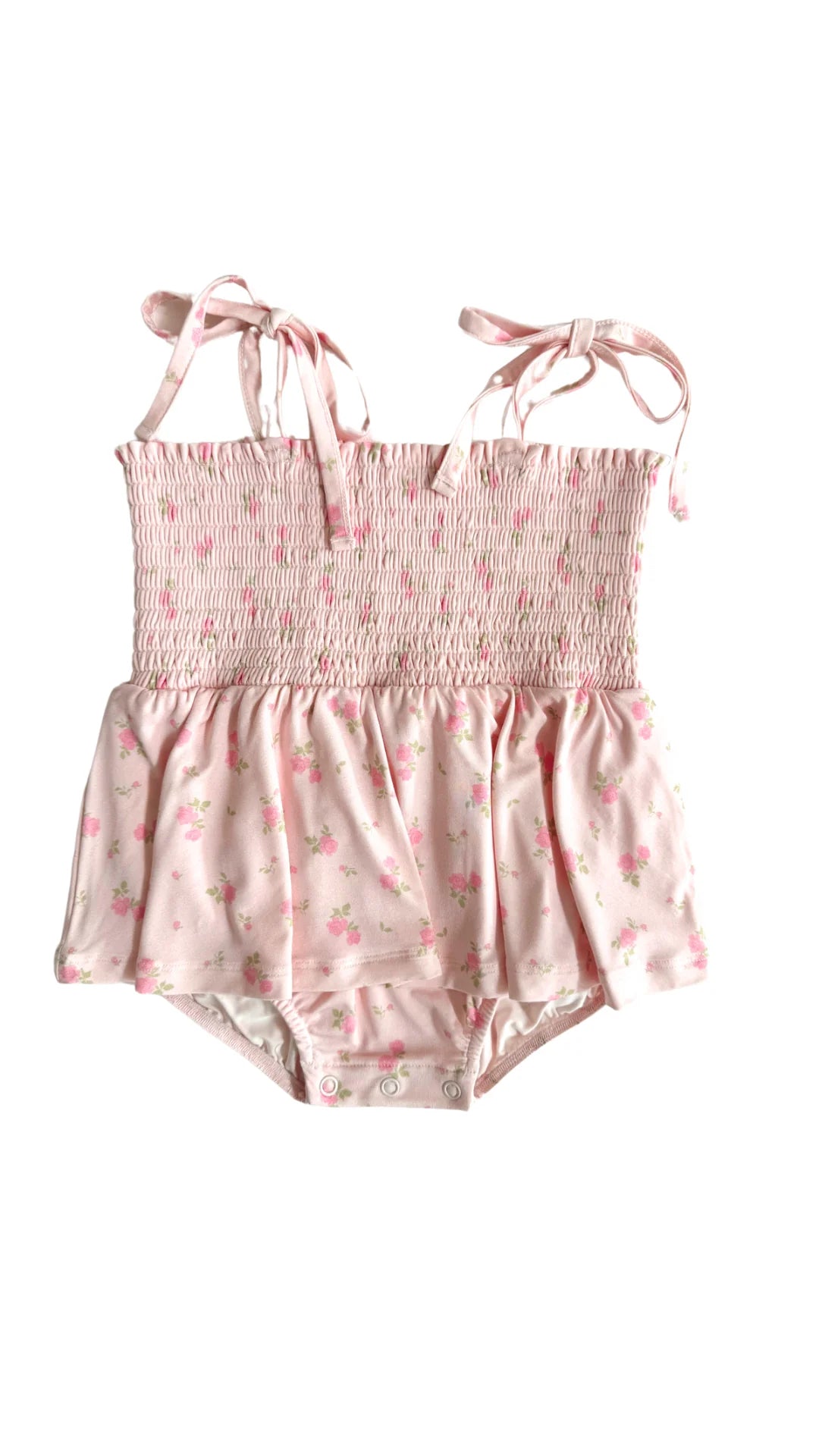 Haven Floral Smocked Bubble Romper for Baby Girls | Soft & Comfortable Summer Outfit | Perfect for Playdates, Parties & Photo Shoots