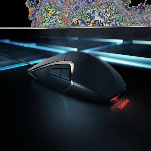 CHERRY MC 3.1 RGB Wired Gaming Mouse with 16000 DPI, 7 Programmable Buttons - Perfect for FPS, MOBA & MMO Games - Ergonomic Design for PC & Laptop Gaming