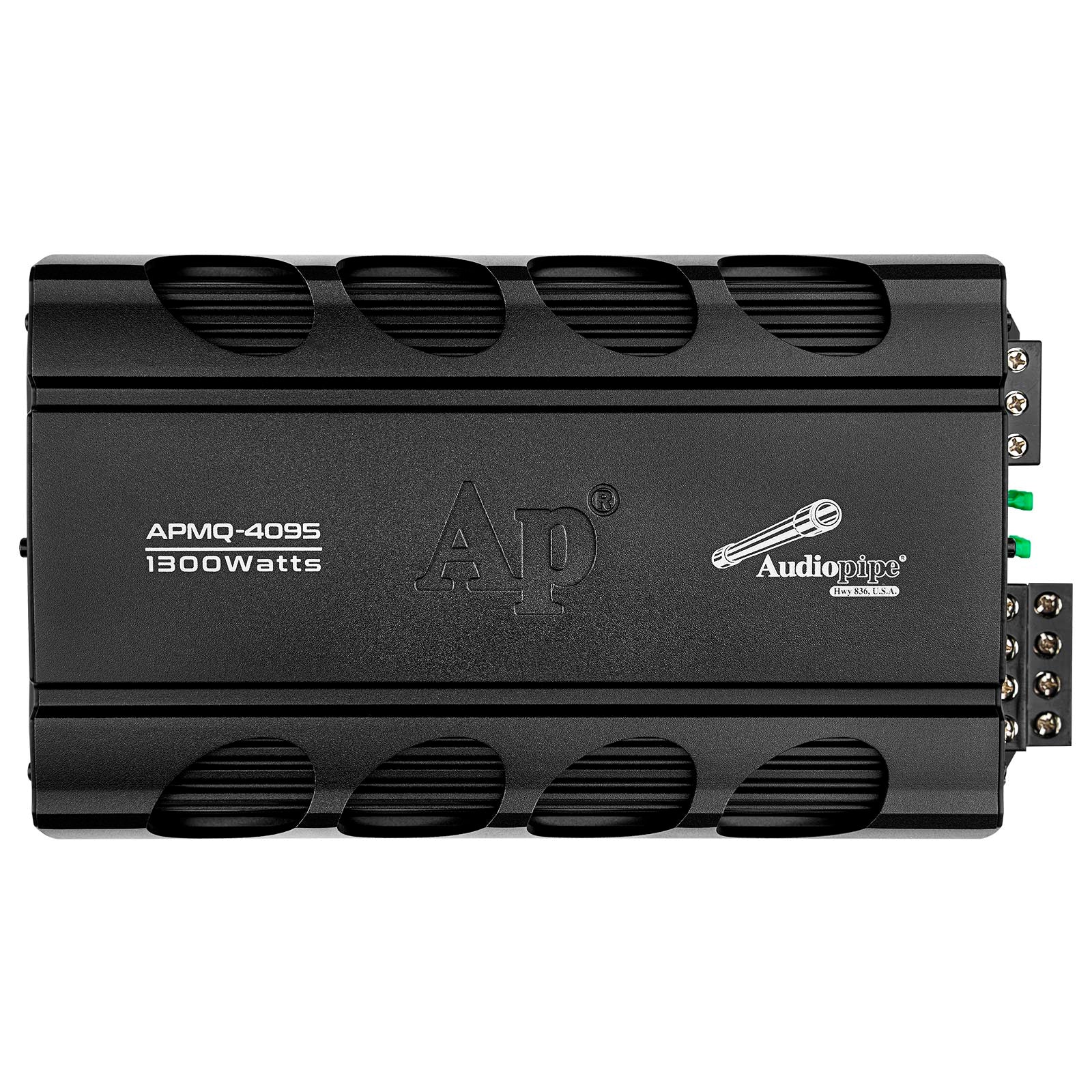 4 Channel Mini Class AB Mosfet Amplifier APMQ 4095 - Compact Hi-Fi Audio Power Amp for Car Stereo, Home Theater & DJ Equipment