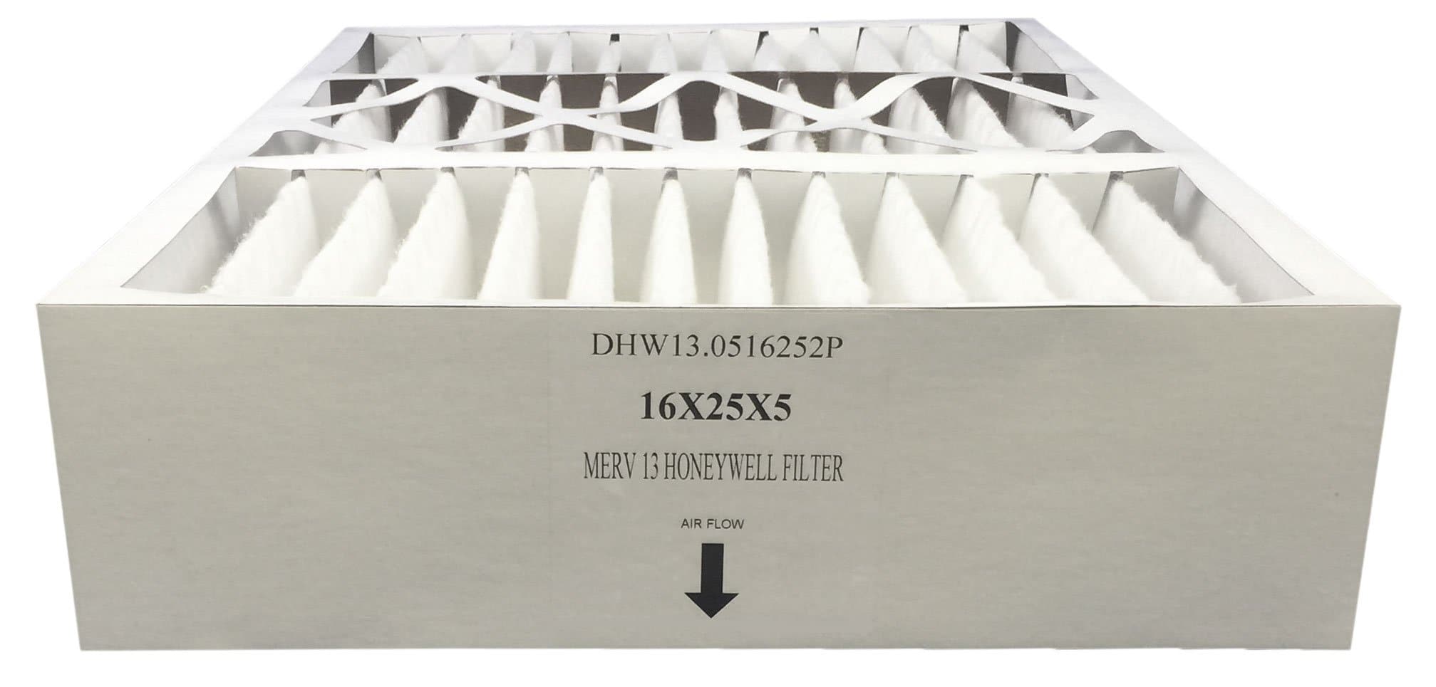Honeywell FC200E1029 16x25x4 MERV 13 Replacement Air Filter - 2 Pack - Perfect for Home, Office & HVAC Systems - Traps Dust, Pollen & Allergens