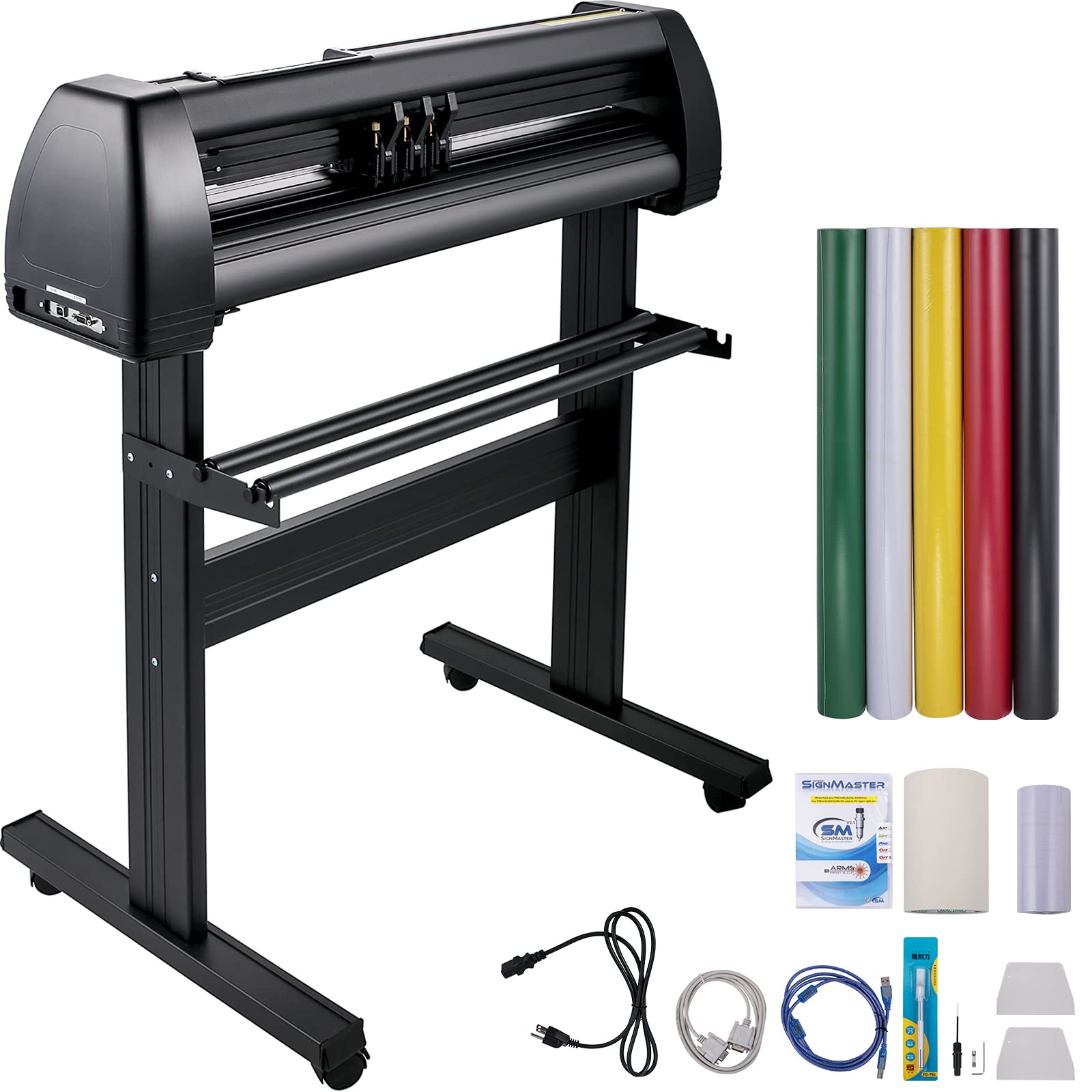 VEVOR 28-Inch Vinyl Cutter Machine with LCD Display - Professional Vinyl Plotter Cutter for Sign Making, Decals, Stickers & DIY Crafts - Perfect for Home, Business & Commercial Use