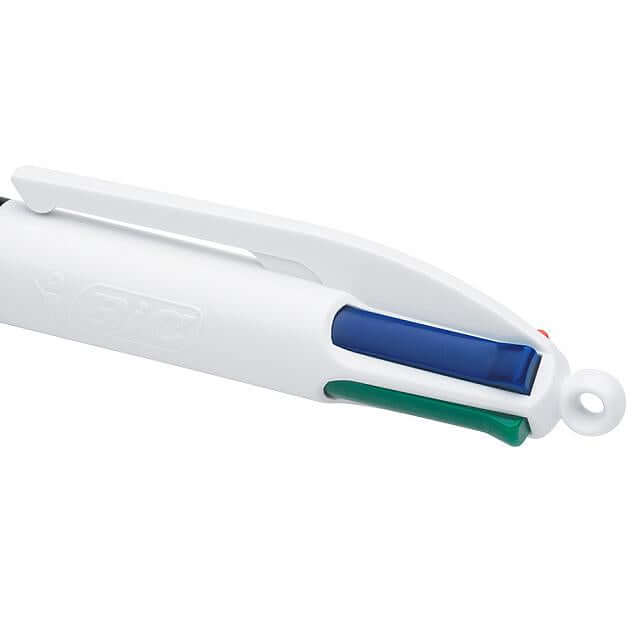 BIC 4-Color Ballpoint Pen with Comfort Grip - Perfect for School, Office & Note-Taking