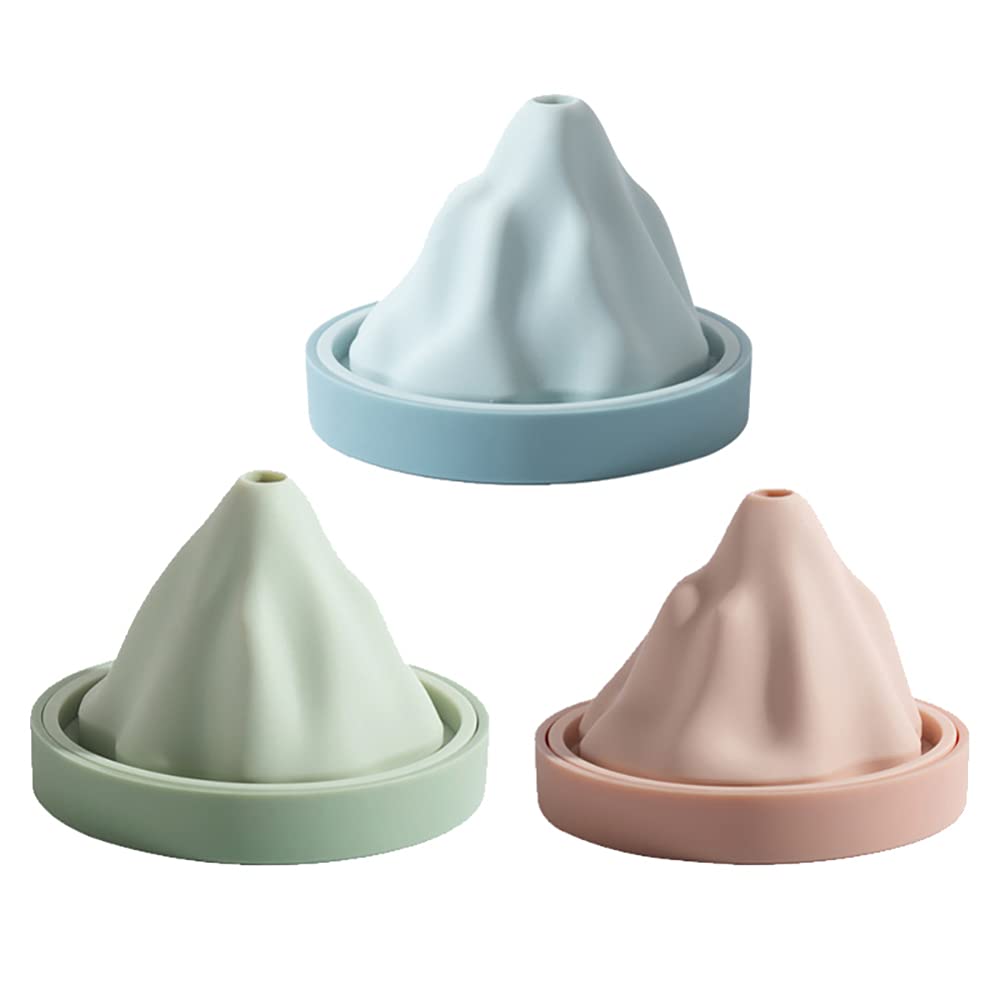 Bestoyard 3pcs Silicone Ice Cube Mold Set - Food Grade for Cocktails & Desserts