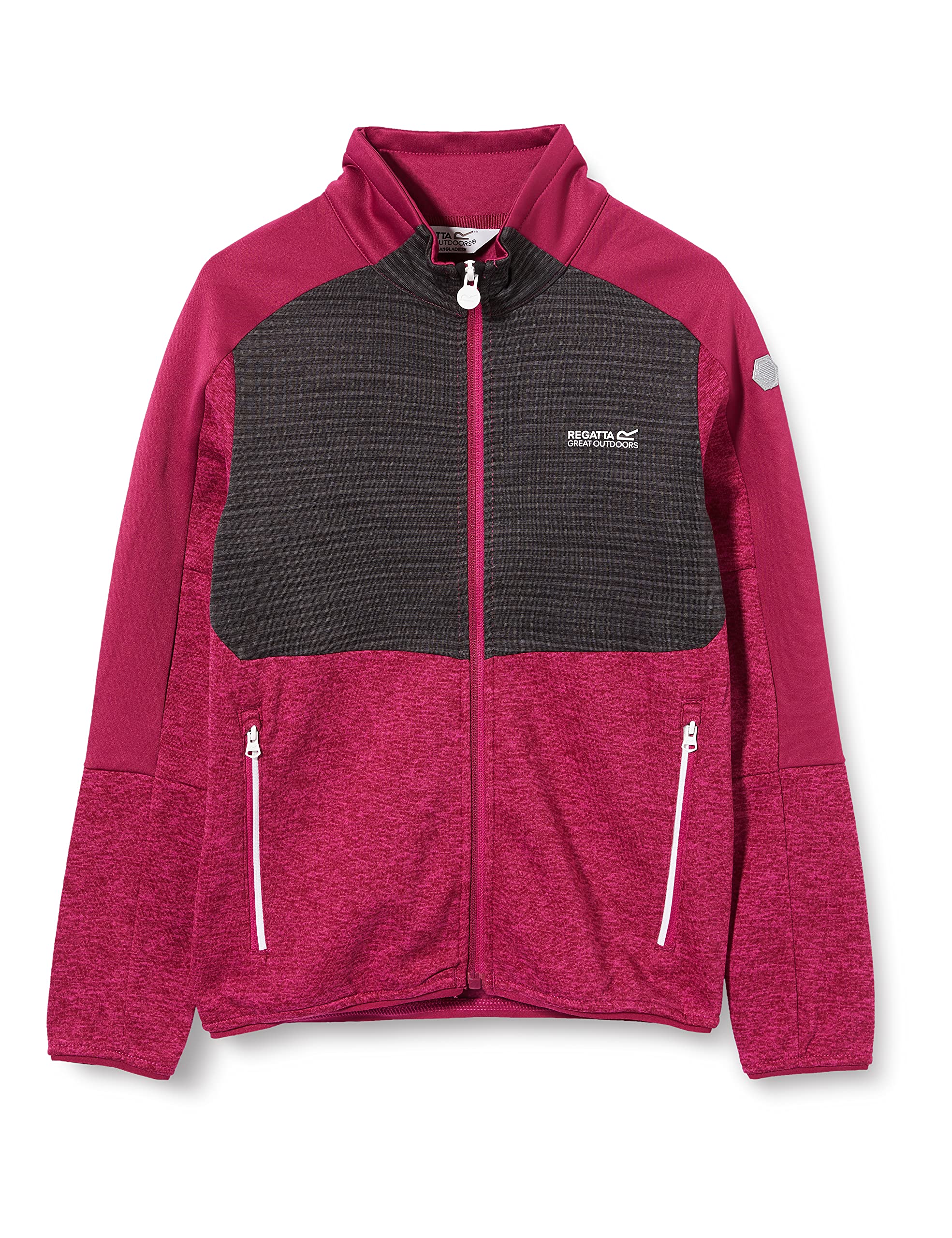 Regatta Kids Oberon IV Softshell Jacket - Waterproof Windproof Outdoor Jacket for Boys & Girls - Perfect for Hiking, Camping & School Activities