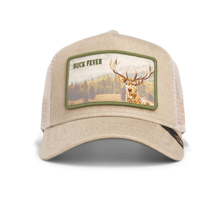 Goorin Bros Buck Fever Adjustable Trucker Snapback Hat for Men & Women - Tan - Perfect for Outdoor Adventures, Hunting & Casual Wear