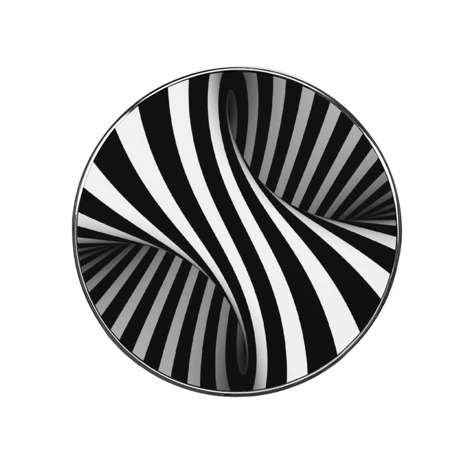 Black and White Striped Refrigerator Magnets - Strong Magnetic Kitchen Decor for Fridge, Whiteboard & Office Use - Perfect for Holding Photos, Notes & Shopping Lists