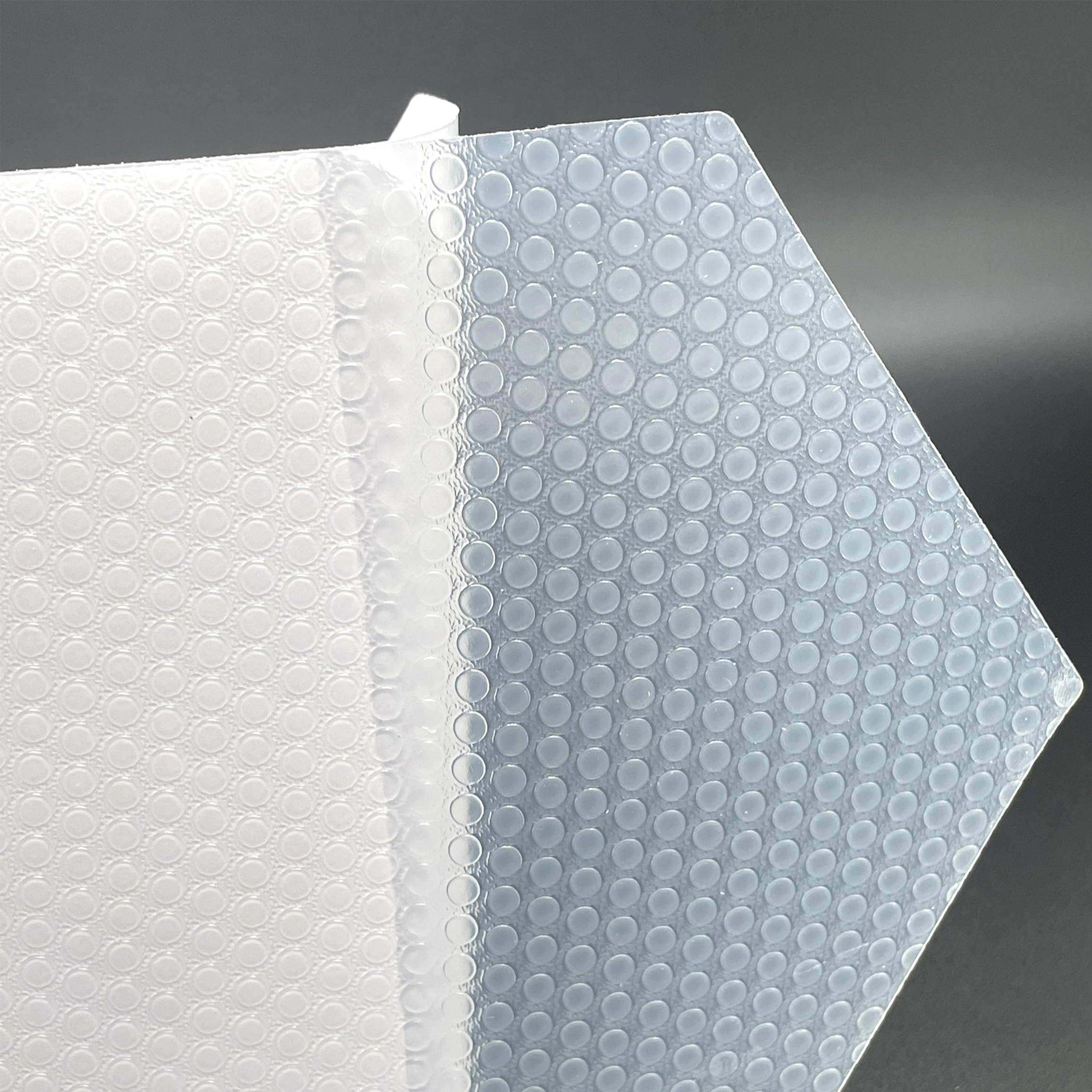AQUBONA Hexagonal Clear Surf Traction Pad - Non-Slip Semi-Transparent Deck Grip for Surfboards, Longboards & SUPs - Perfect for Wave Riding, Paddle Boarding & Water Sports