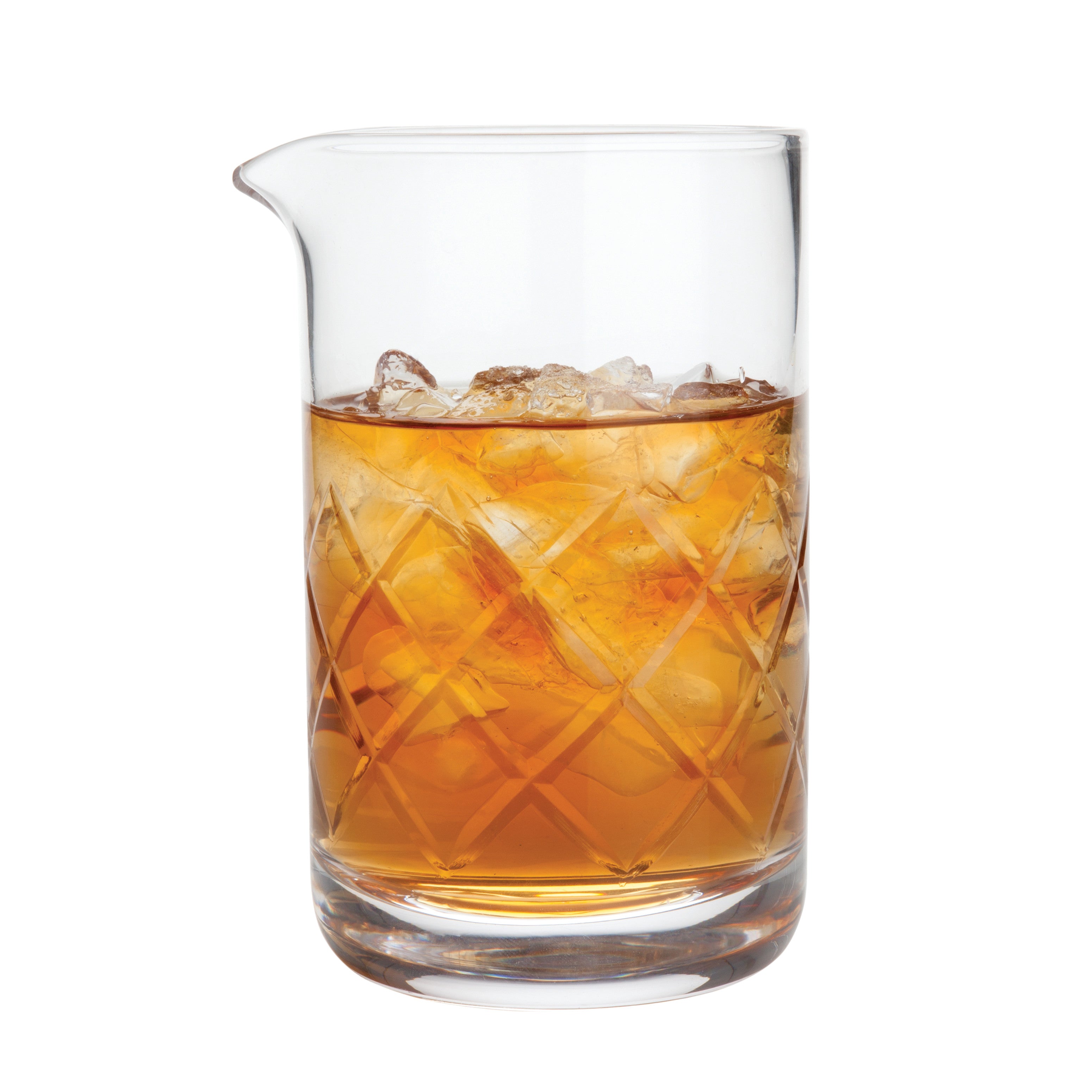 Premium Crystal Mixing Glass for Cocktails & Bar - High-Quality Mixing Glass for Home & Professional Bartenders - Perfect for Crafting Cocktails, Stirring Drinks & Mixology