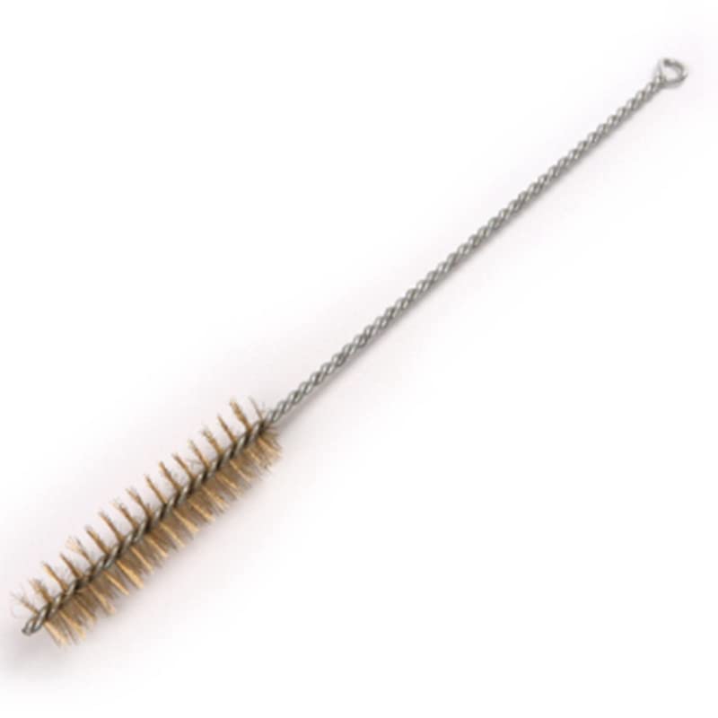 6-Piece Brass Tube Cleaning Brush Set - Stainless Steel Round Wire Brush for Pipes, Auto Parts, Bottles & Guns (6 Sizes) - Perfect for Plumbing, Automotive Maintenance & Home DIY Projects