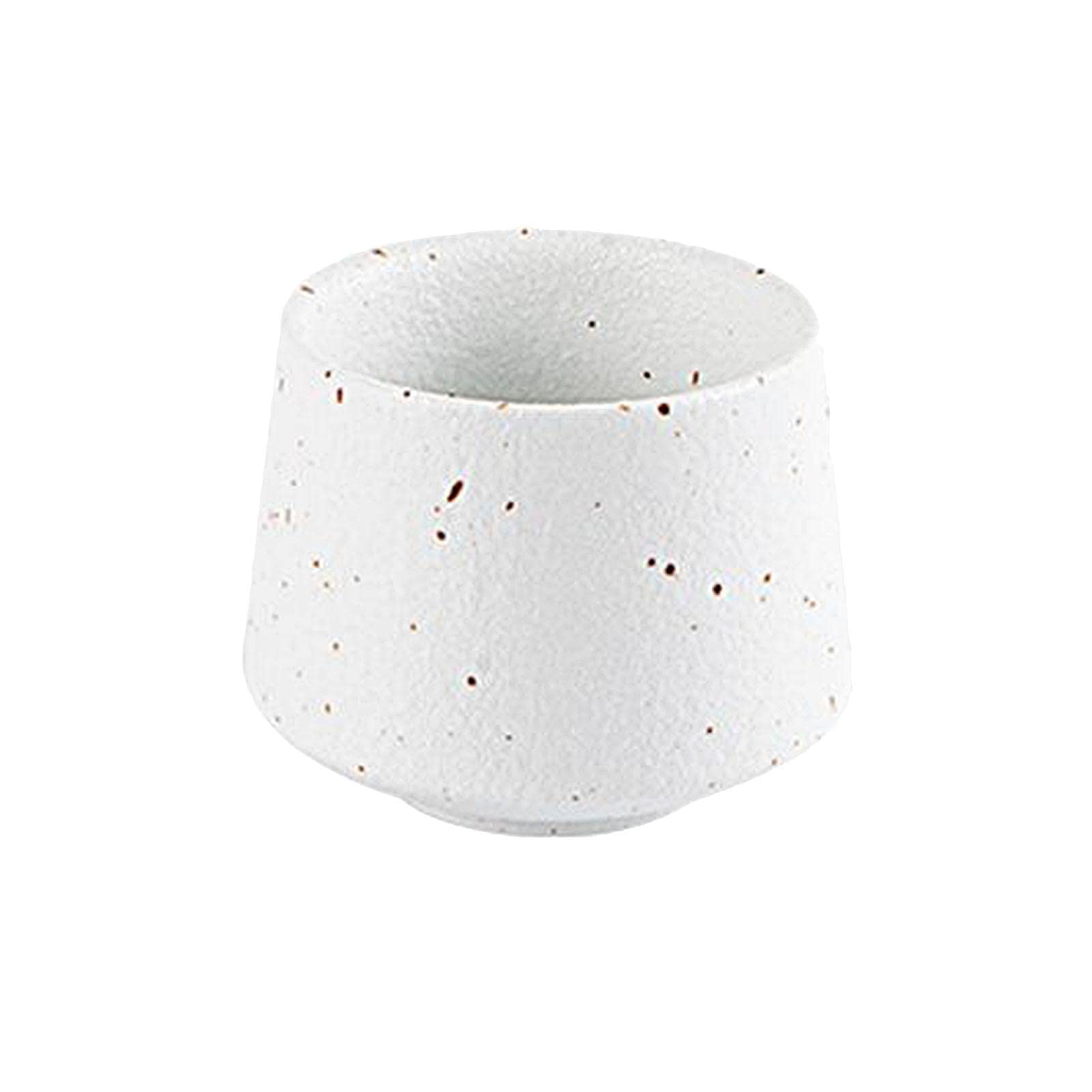 Hand-Painted Ceramic Soup & Coffee Cups - White Coarse Pottery with Artistic Patterns | Perfect for Home, Office & Gift Giving