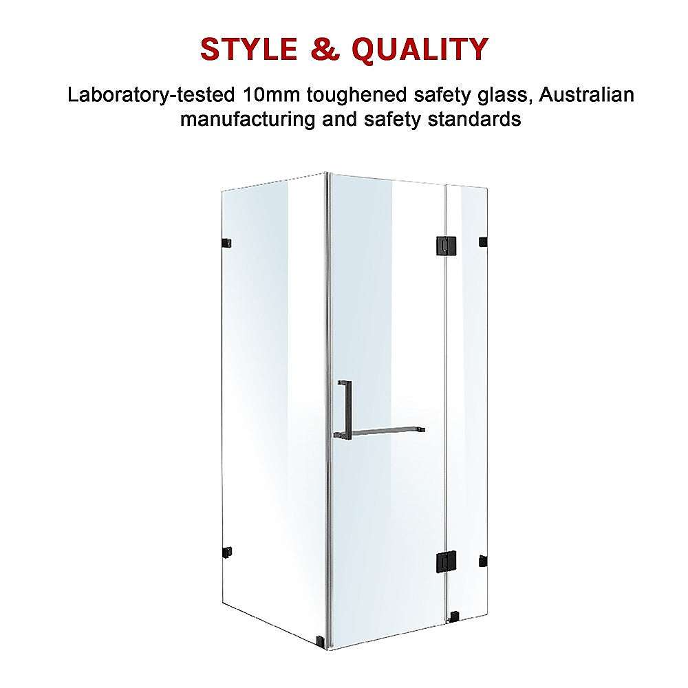Frameless 10mm Glass Shower Screen 1100 x 700mm - Modern Bathroom Enclosure by Della Francesca | Perfect for Walk-in Showers and Wet Rooms
