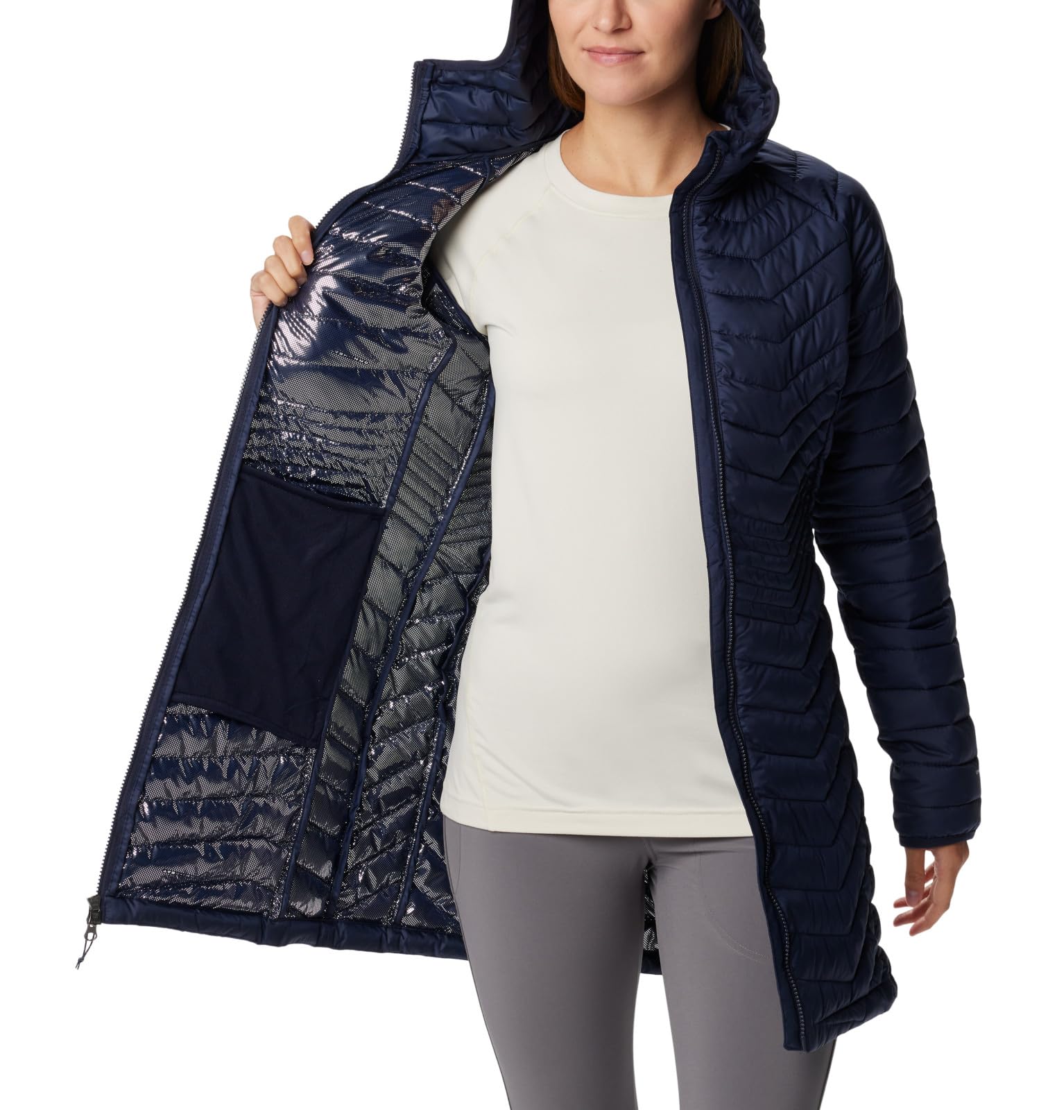 Columbia Women's Powder Lite Mid Jacket - Waterproof Winter Jacket for Skiing, Snowboarding & Outdoor Activities | Lightweight Insulated Snow Jacket with Omni-Tech Protection
