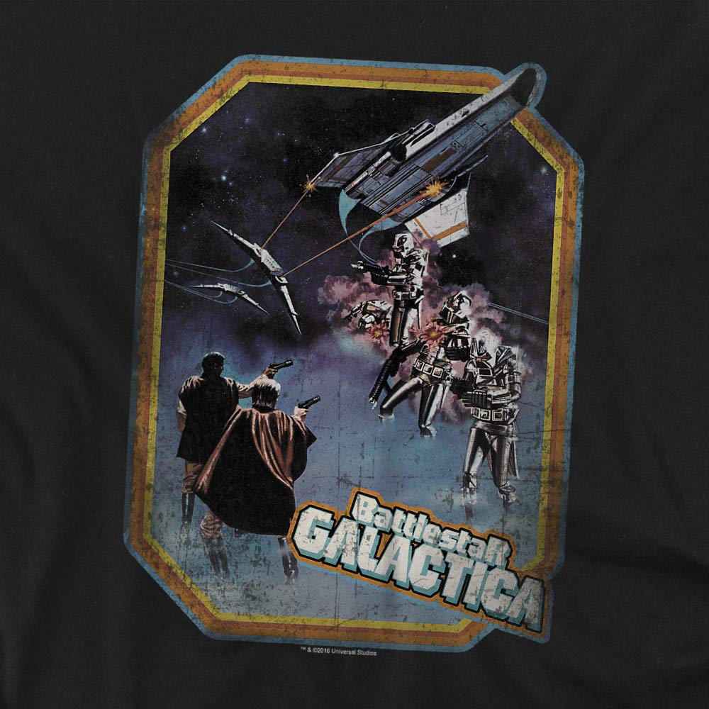 Battlestar Galactica Women's Graphic T-Shirt | Sci-Fi TV Show Merchandise | Iron-On Transfer Design | Perfect for Cosplay, Conventions & Fan Gifts