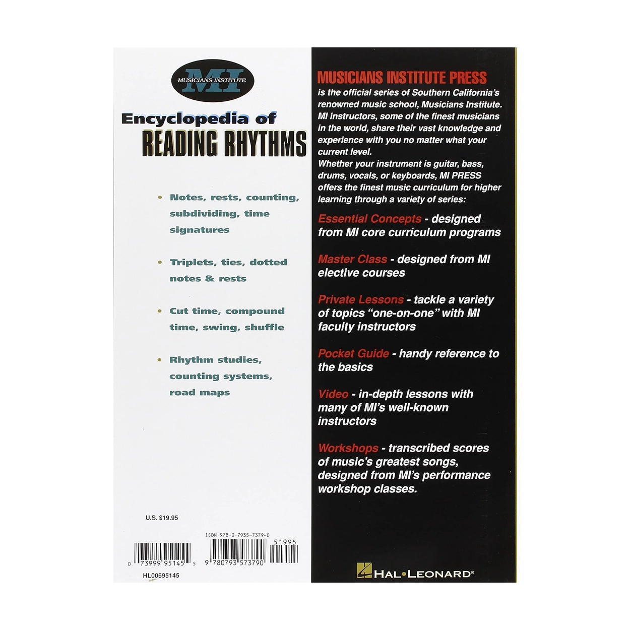 Encyclopedia of Reading Rhythms Private Lessons Series - Learn Music Theory & Rhythm Techniques for Piano, Guitar & Drums | Perfect for Beginners & Music Teachers