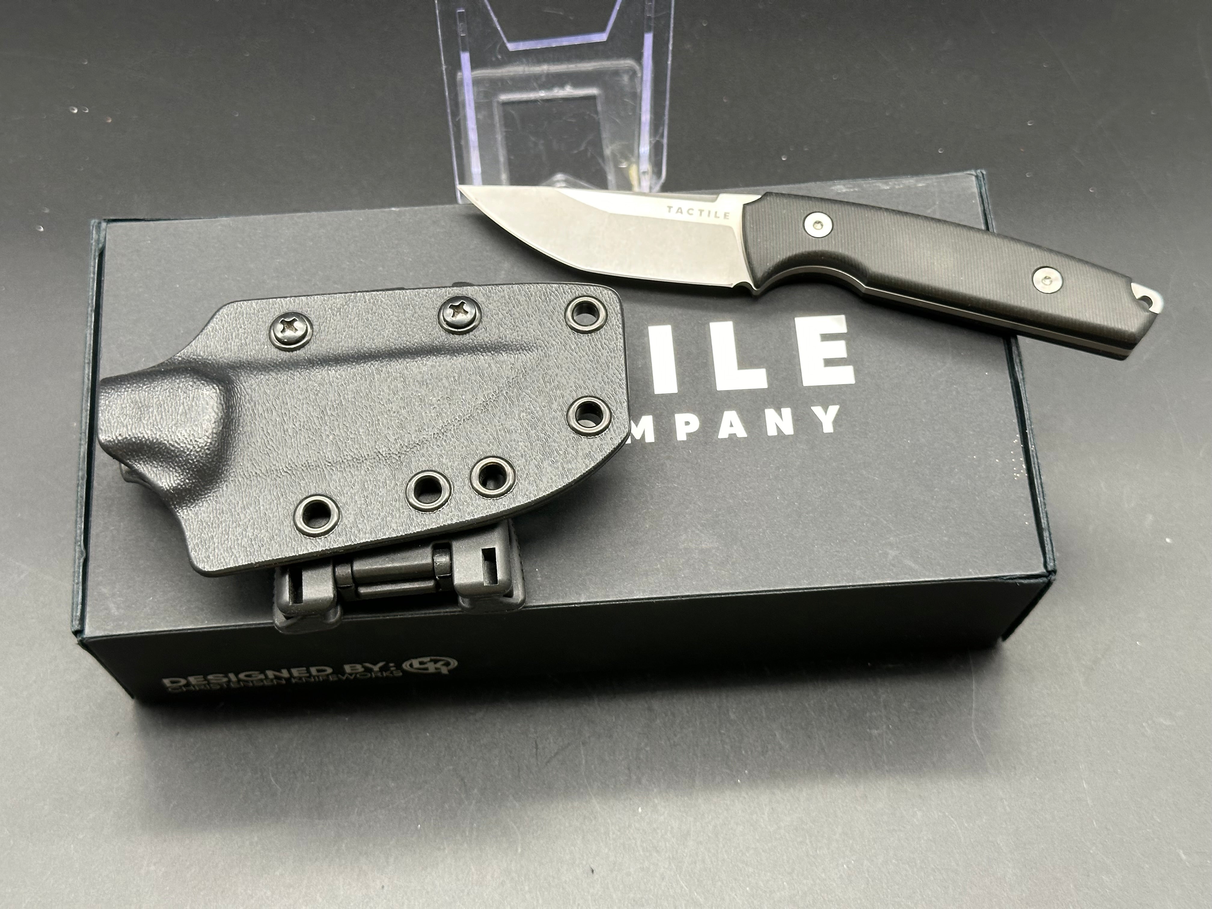 Premium Tactical Knife Dreadeye Magnacut with Boltaron Sheath - Outdoor Survival, Hunting, Camping & EDC Gear