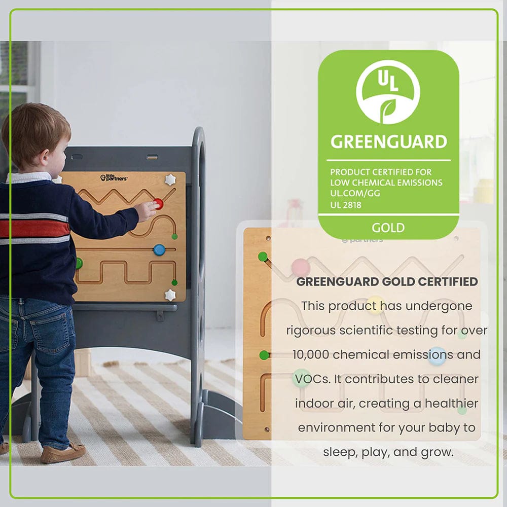 Little Partner Developmental Activity Boards - Montessori Sensory Toys for Toddlers & Kids - Perfect for Early Learning & Fine Motor Skills Development at Home or Classroom