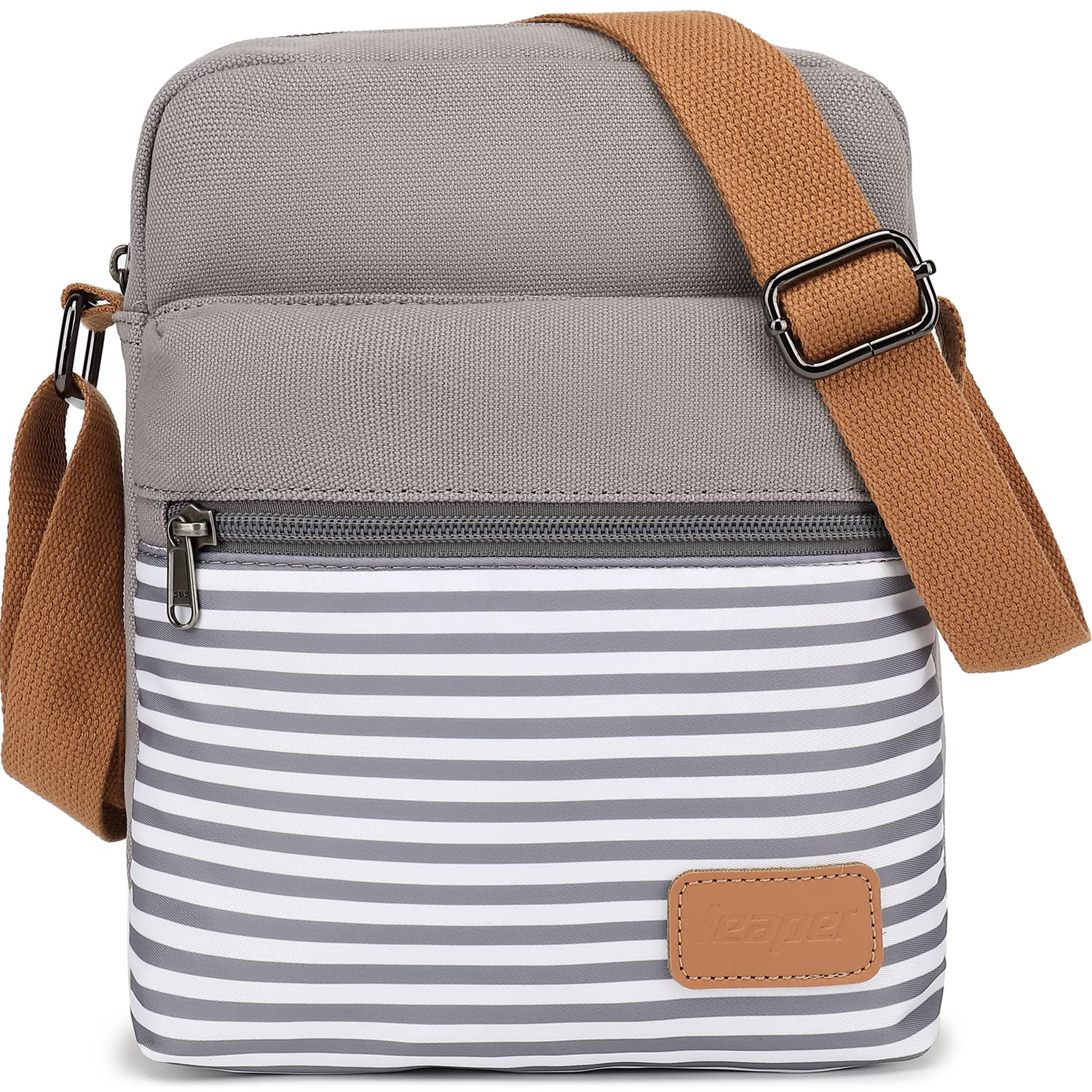 Leaper Girls Crossbody Purse Set - 2 Pack Kids Messenger Bags for Women & Teens - Durable Canvas Shoulder Bag for School, Travel & Daily Use
