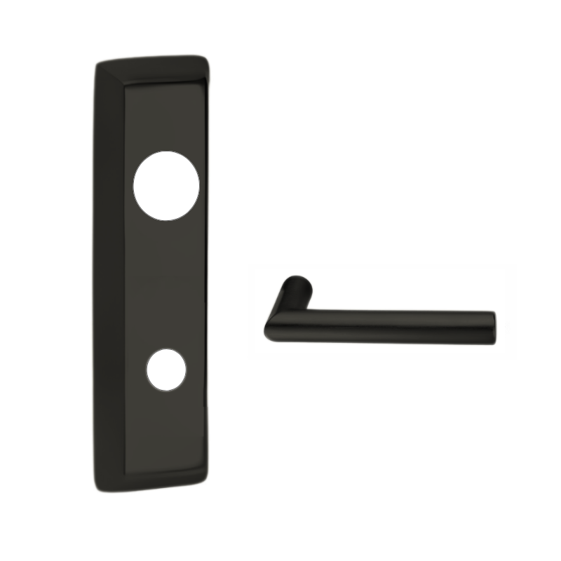 Corbin Russwin 110959ET LC Exit Device Trim - Storeroom Function, Salvador 110 Lever Escutcheon for ED5000 Series (No Cylinder Included) - Perfect for Commercial Buildings, Schools & Hospitals